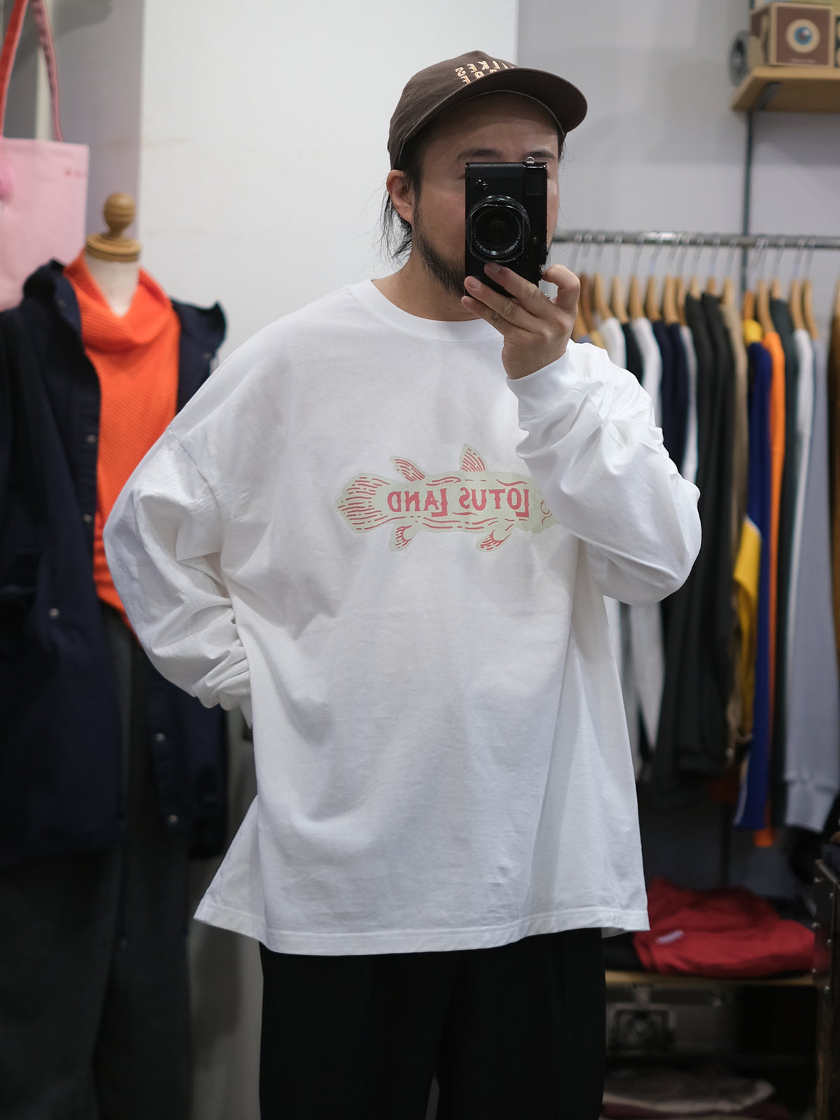 ★Made to order★LOTUSLAND "COELACANTH L/S TEE(SAND)"