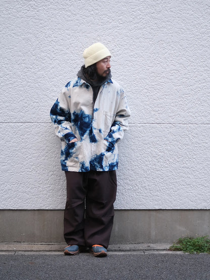 SOWBOW "蒼氓シャツ H / SPORT JACKET TIE-DYE INDIGO"