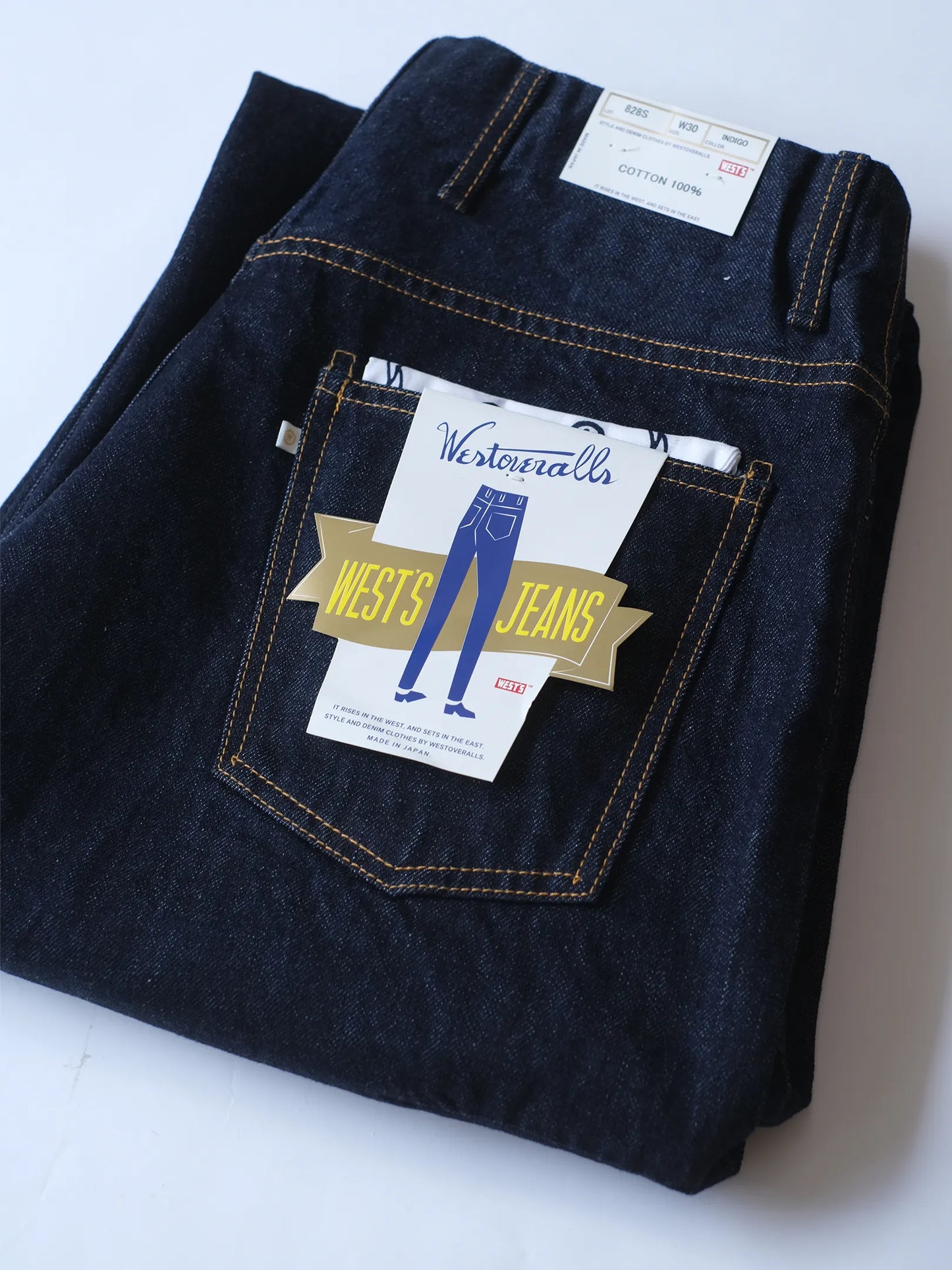 WESTOVERALLS "828S(INDIGO:ONE WASH)"