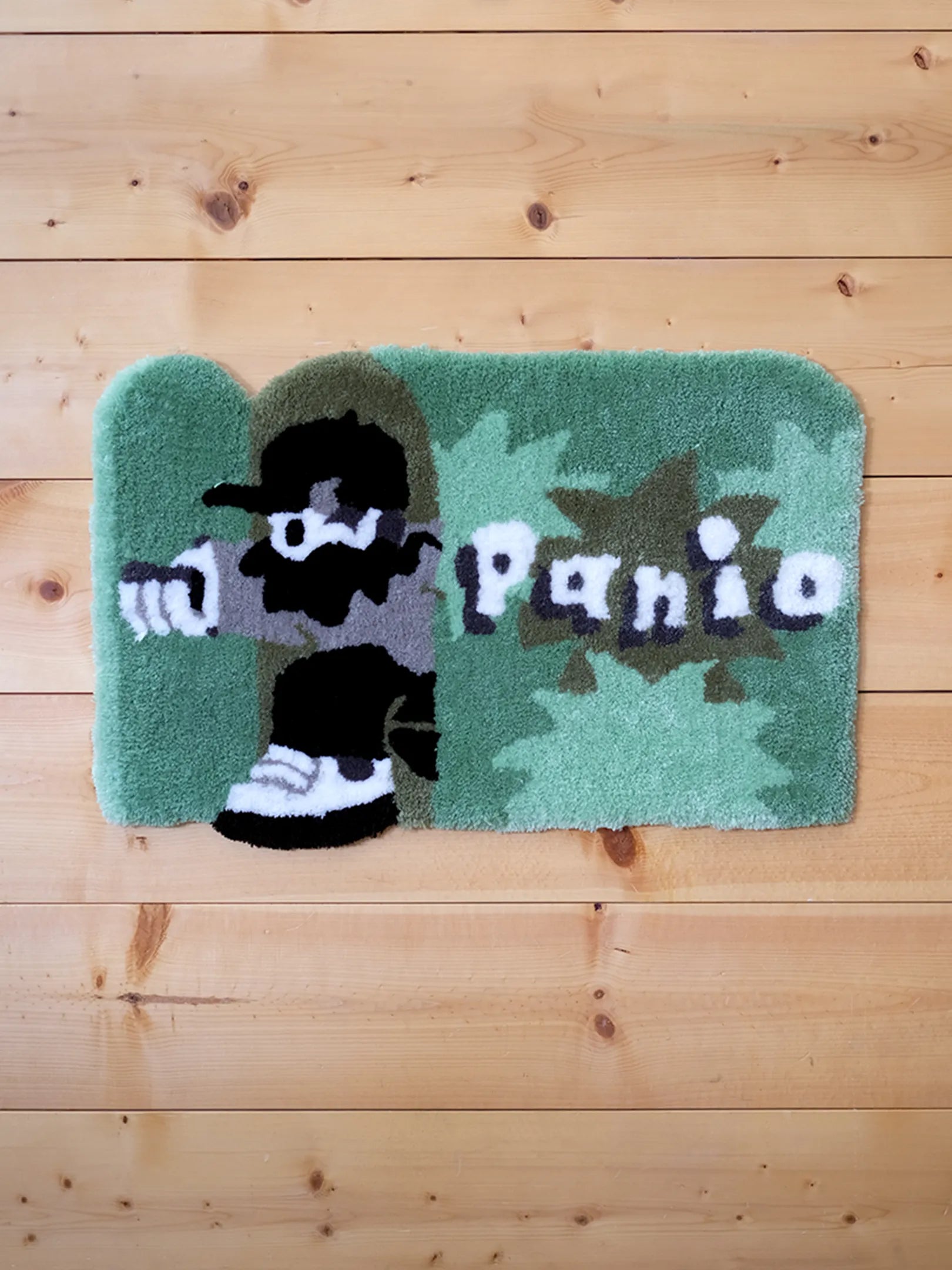 ◎受注生産◎ONIRAKU × PANIRUG "DIM OPEN THE DOOR  RUG"