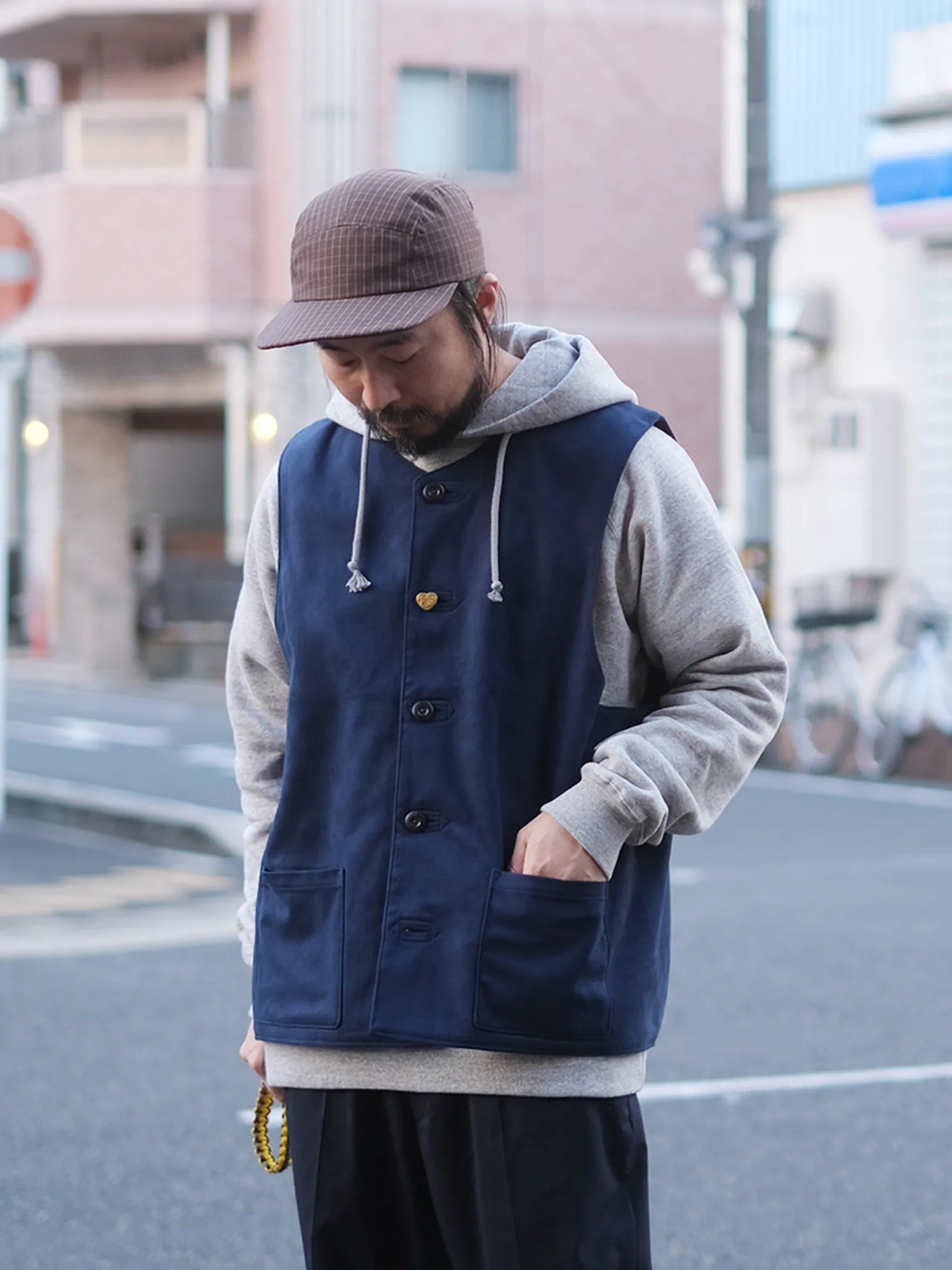 THE SUNNY "TECH SUEDE VEST(2colors)"