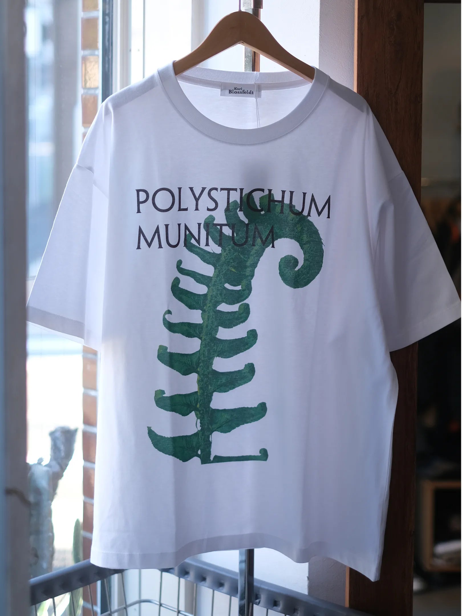 ●PRE-ORDER  Karl Blossfeldt "POLYSTICHUM MUNITUM T-Shirt"(2colors)