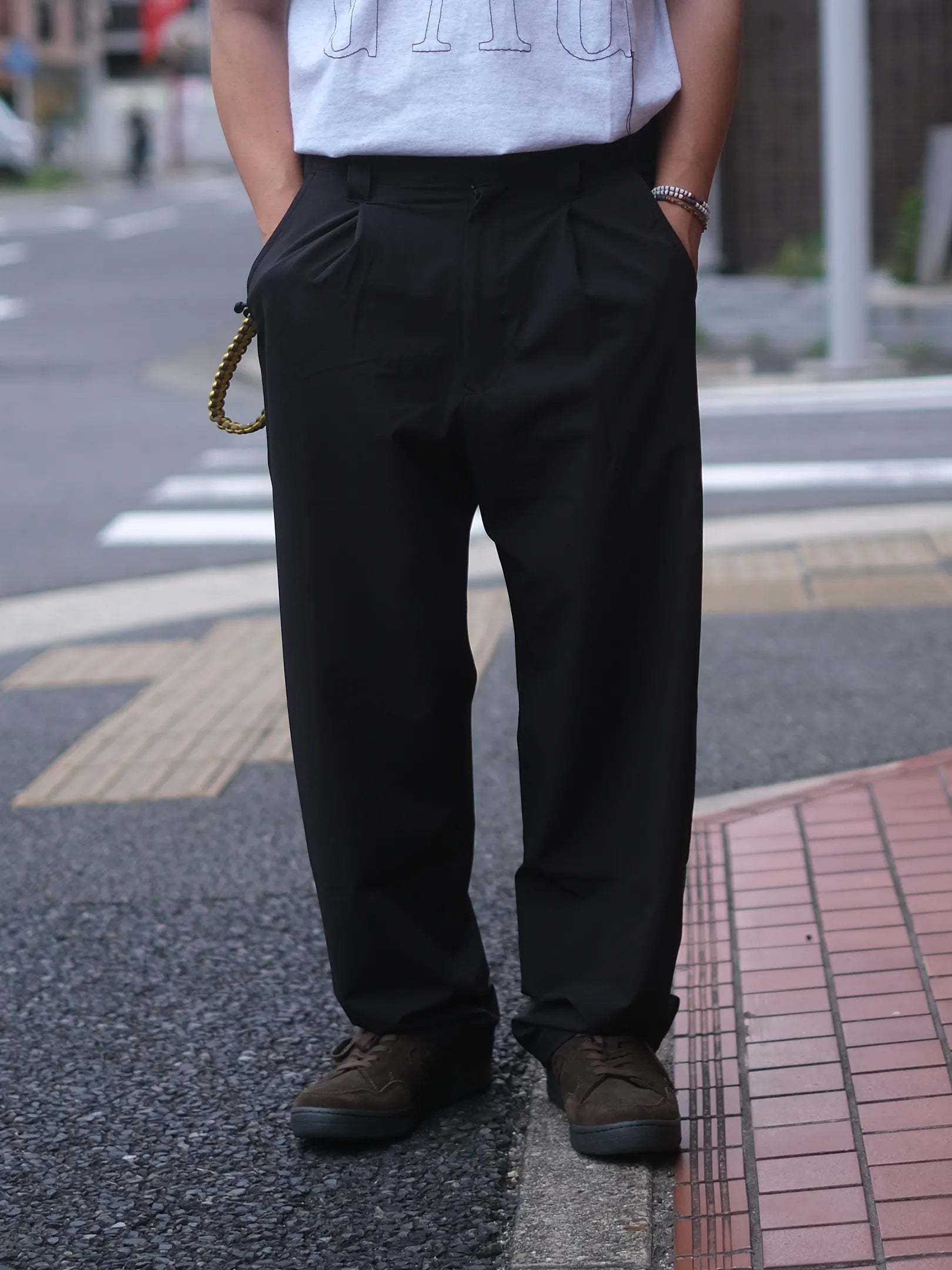 FAKIE STANCE　"D-40 Nylon Stretch BLK"