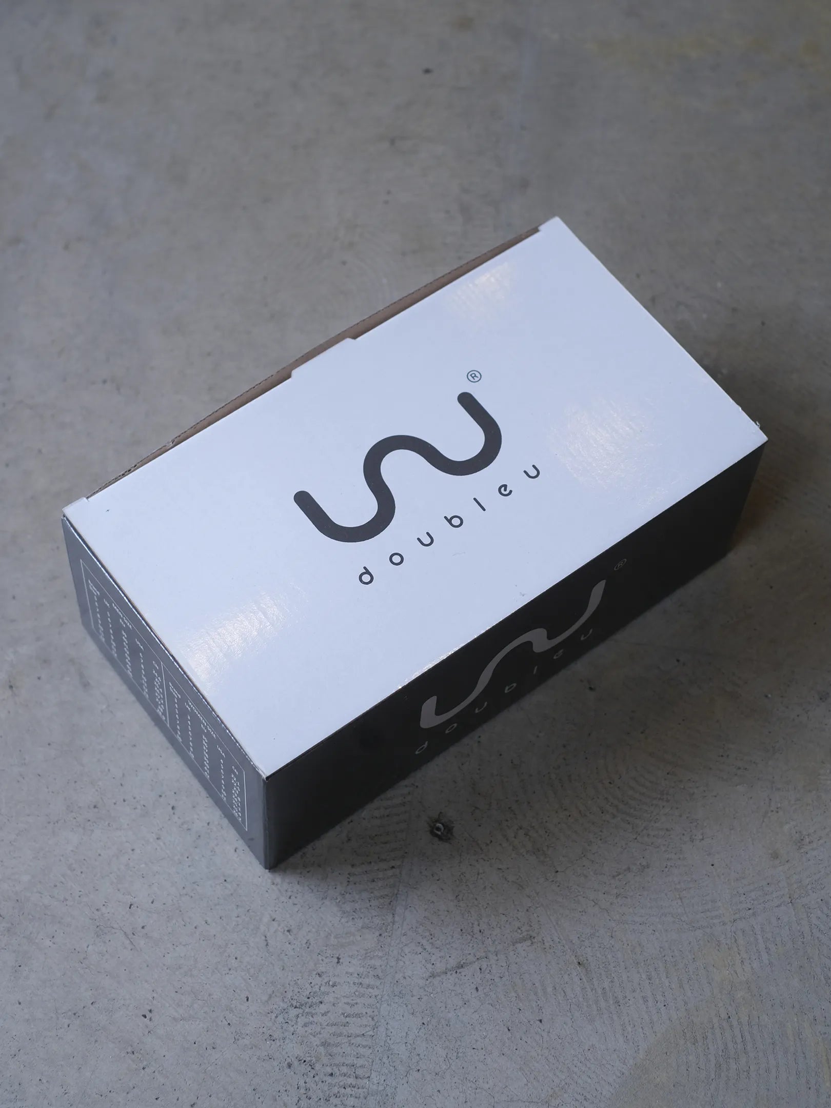 doubleu "ULTRA SPORTY SLIDE - MEN (WHITE + BLK/BLU)"
