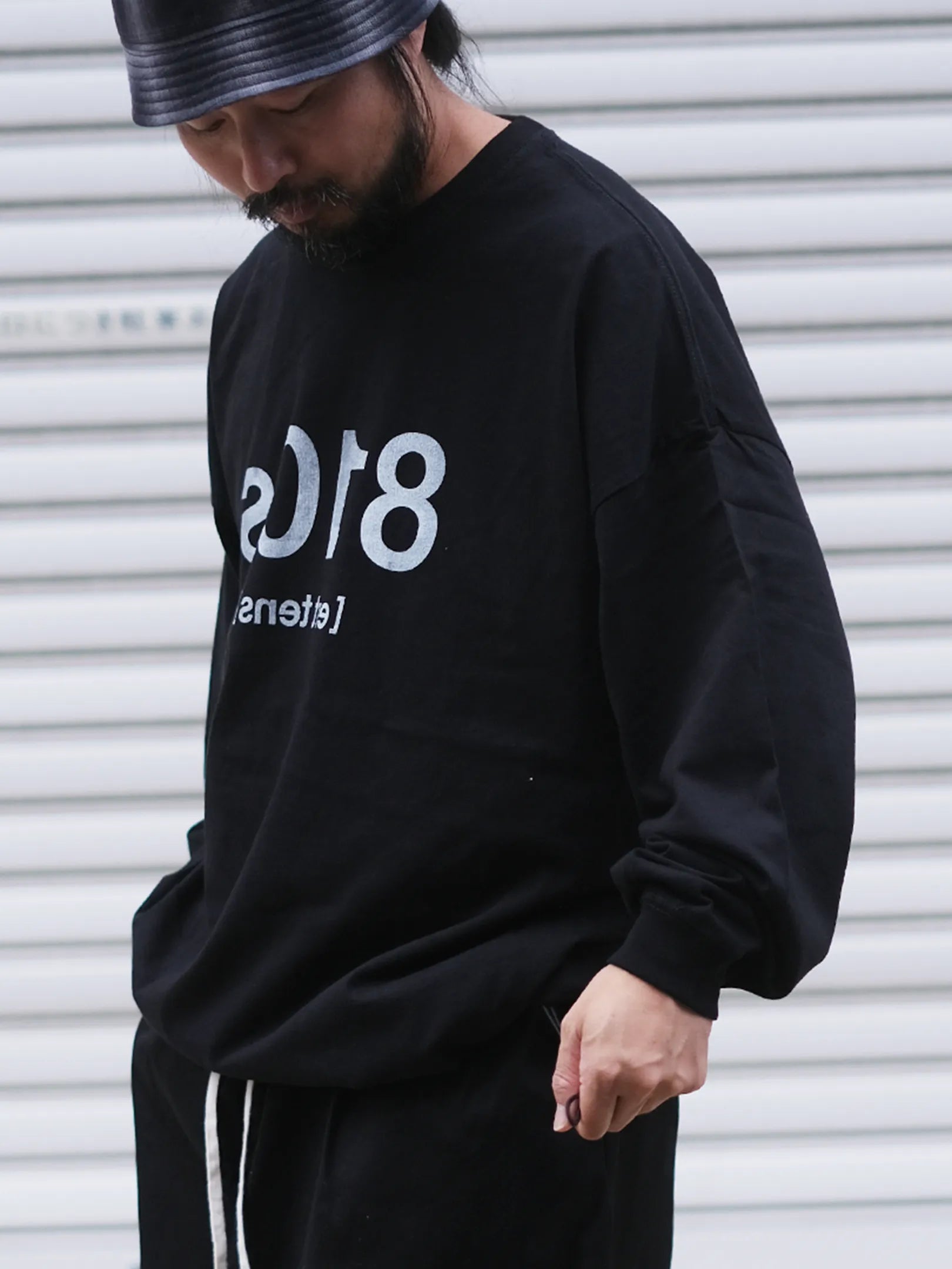 810s×Panio  reverse logo L/S Tee (2colors)