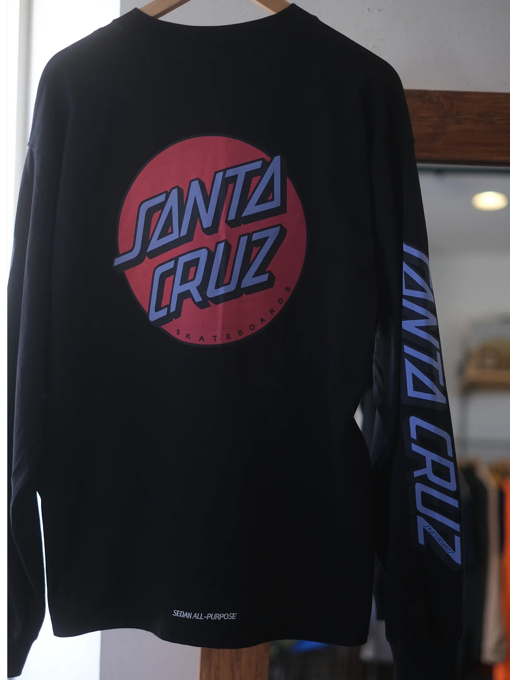 8/8 12~ SEDAN ALL-PURPOSE "Santa Cruz / Classic Dot L/S Tee"