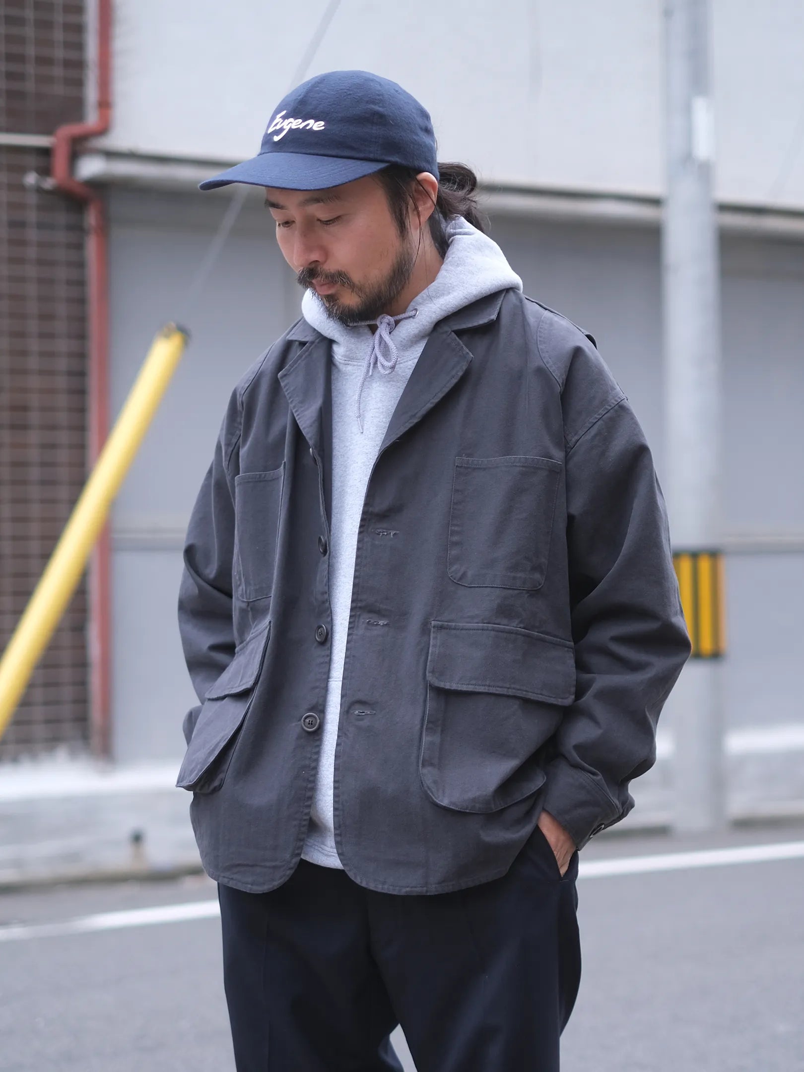 FAKIE STANCE　"FATIGUE JACKET BLK"