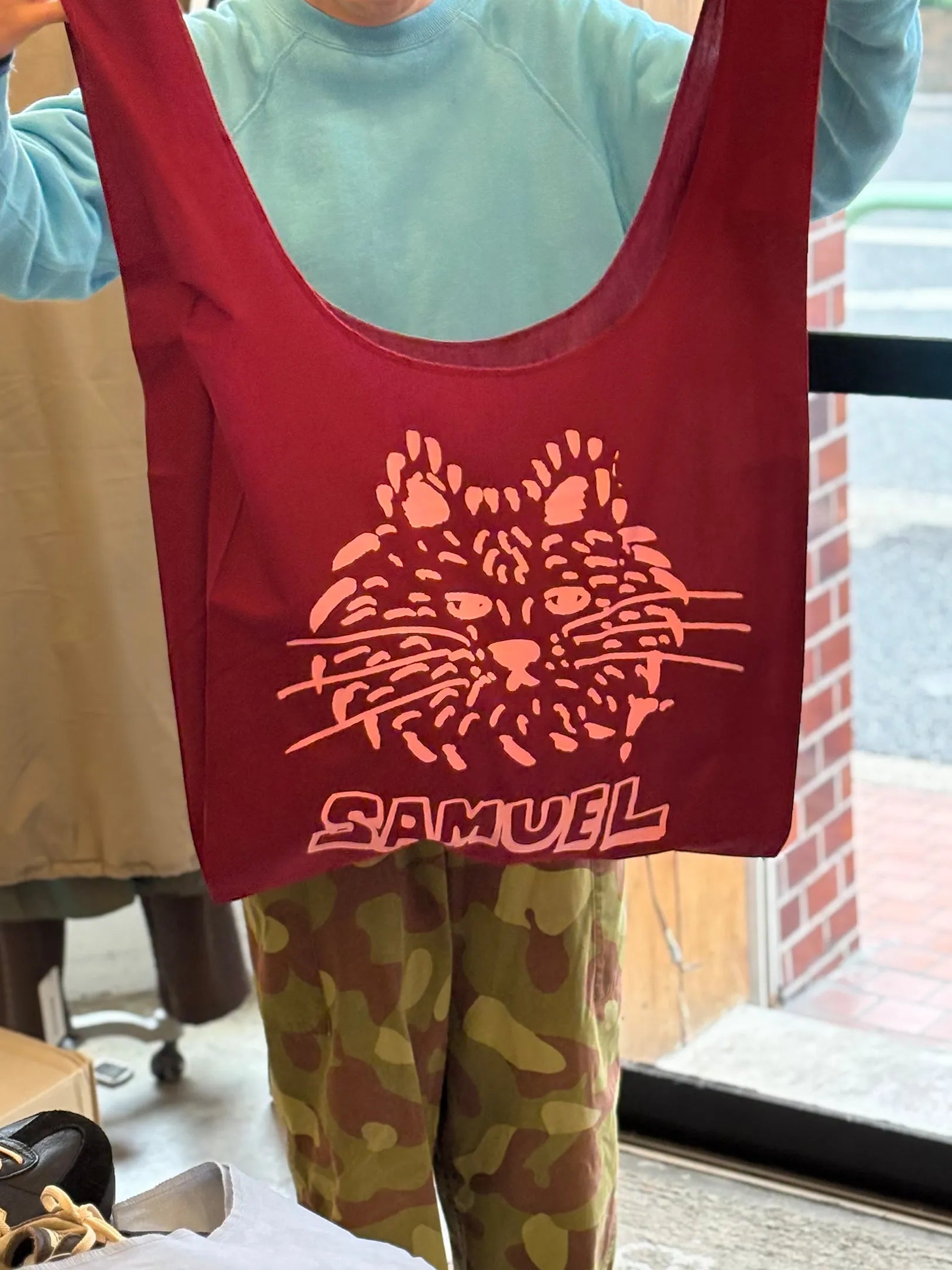 SAMUEL×Panio "SAMUEL&amp;Panio Triple Logo S/S TEE (2 colors)"