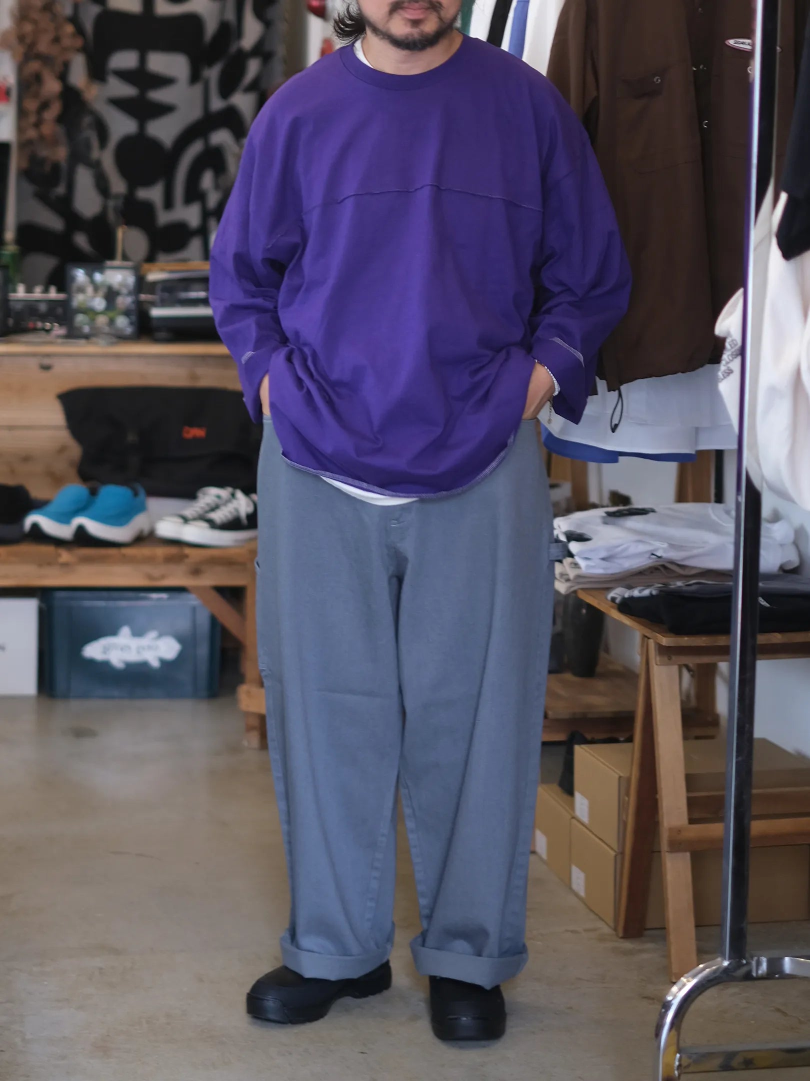 NAPRON “PAINTER MONPE(GRAY)"