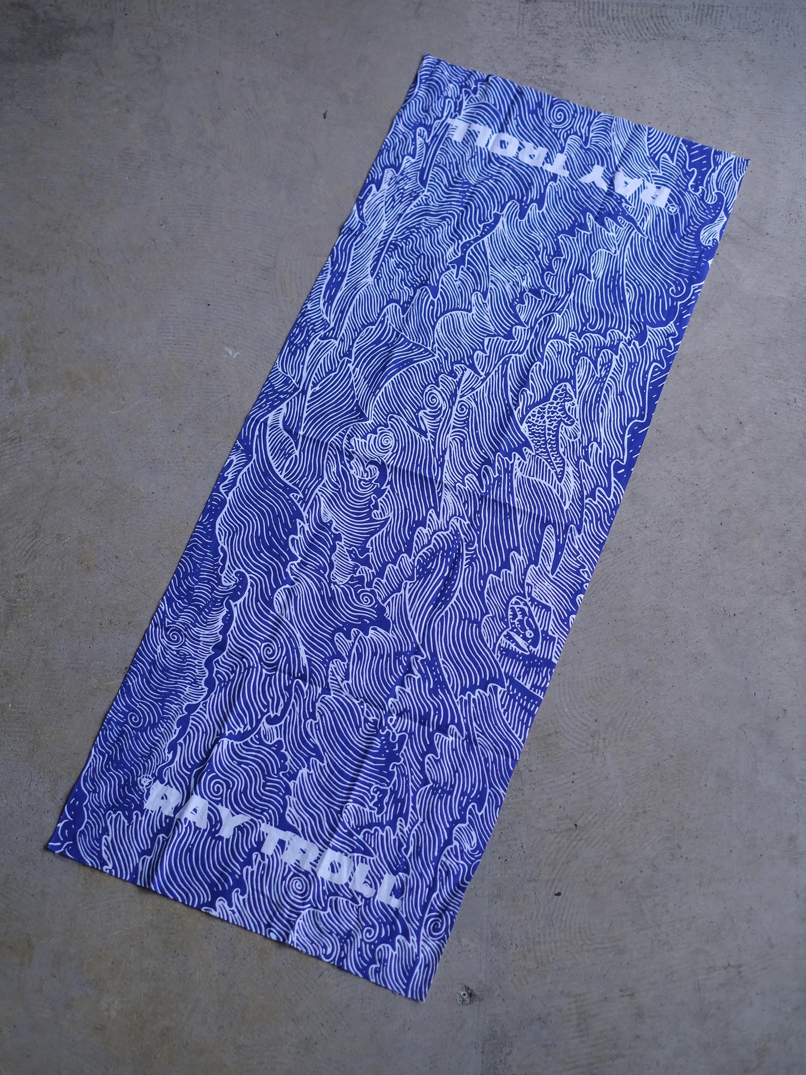 RAY TROLL "Wave Pattern TENUGUI(2colors)"