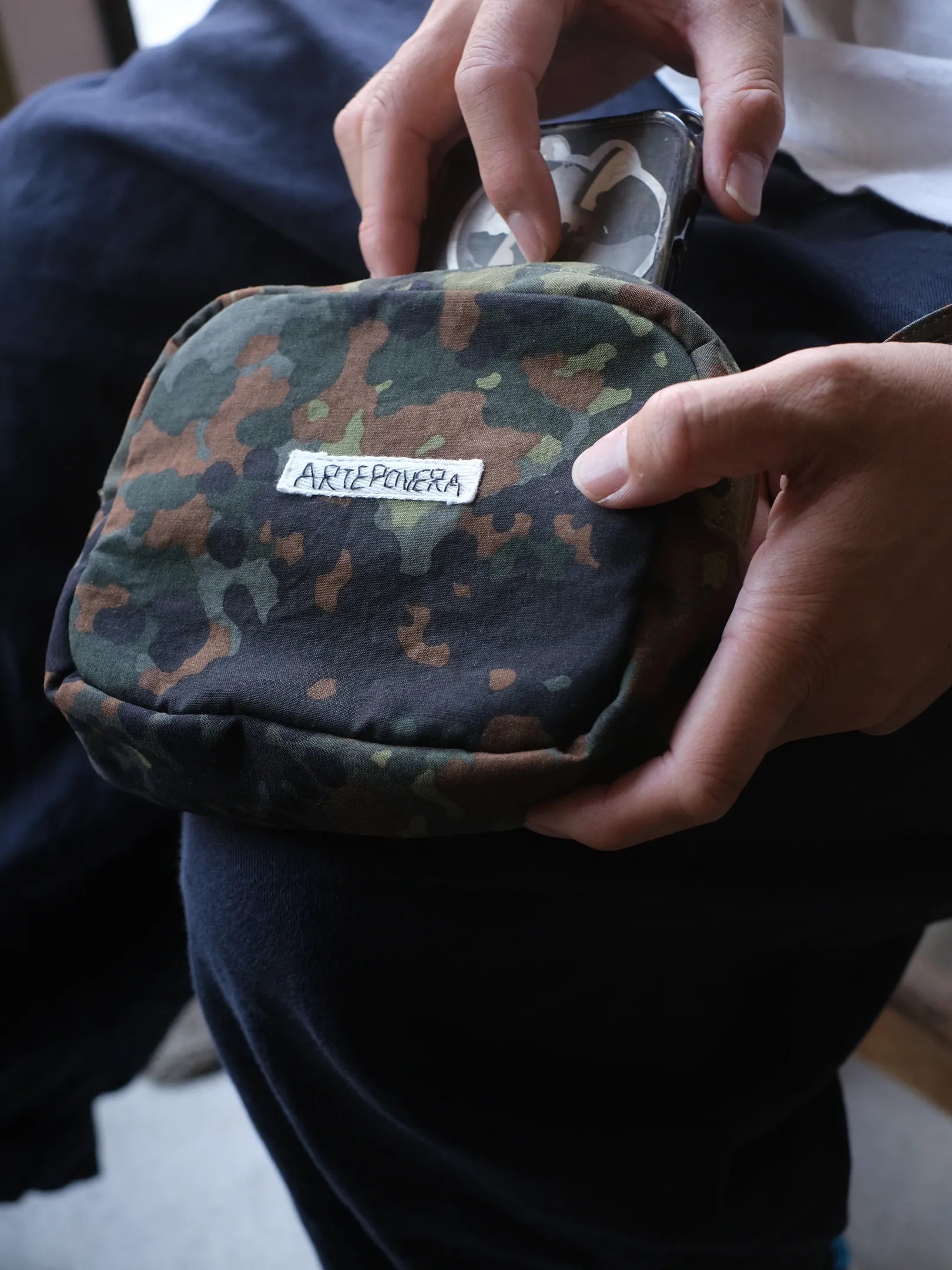 ARTE POVERA "ドイツ軍テント REポーチ"(S&M)
