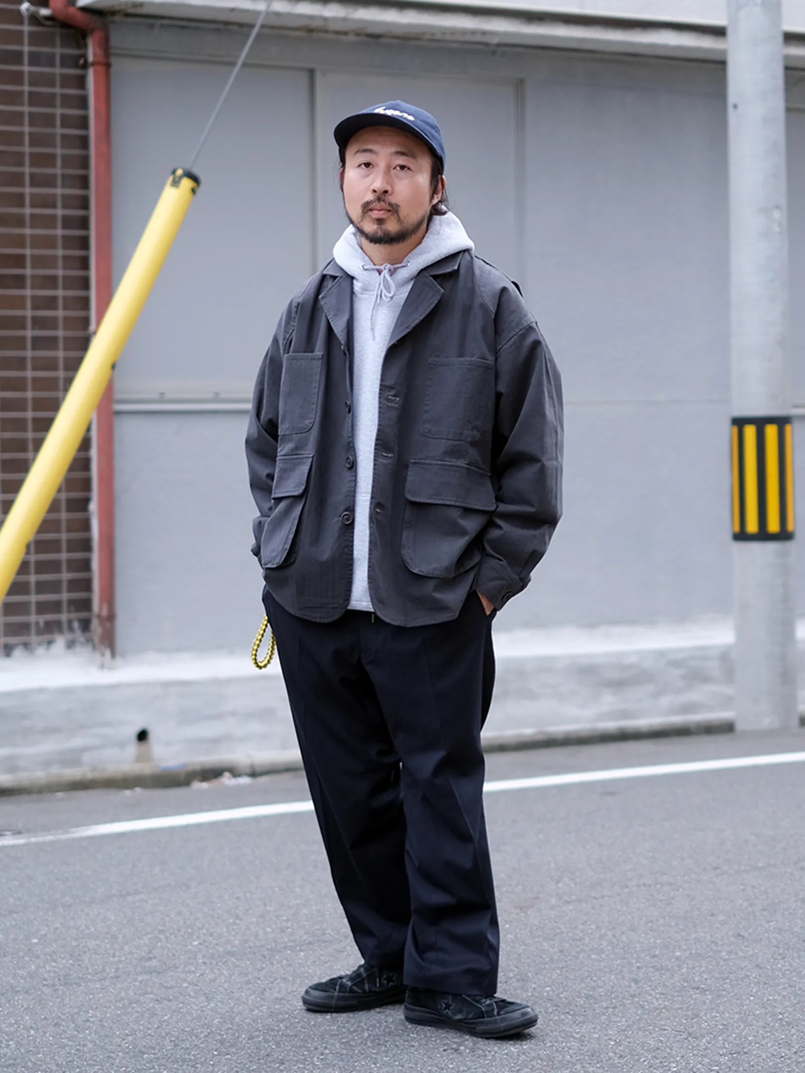 FAKIE STANCE　"FATIGUE JACKET BLK"