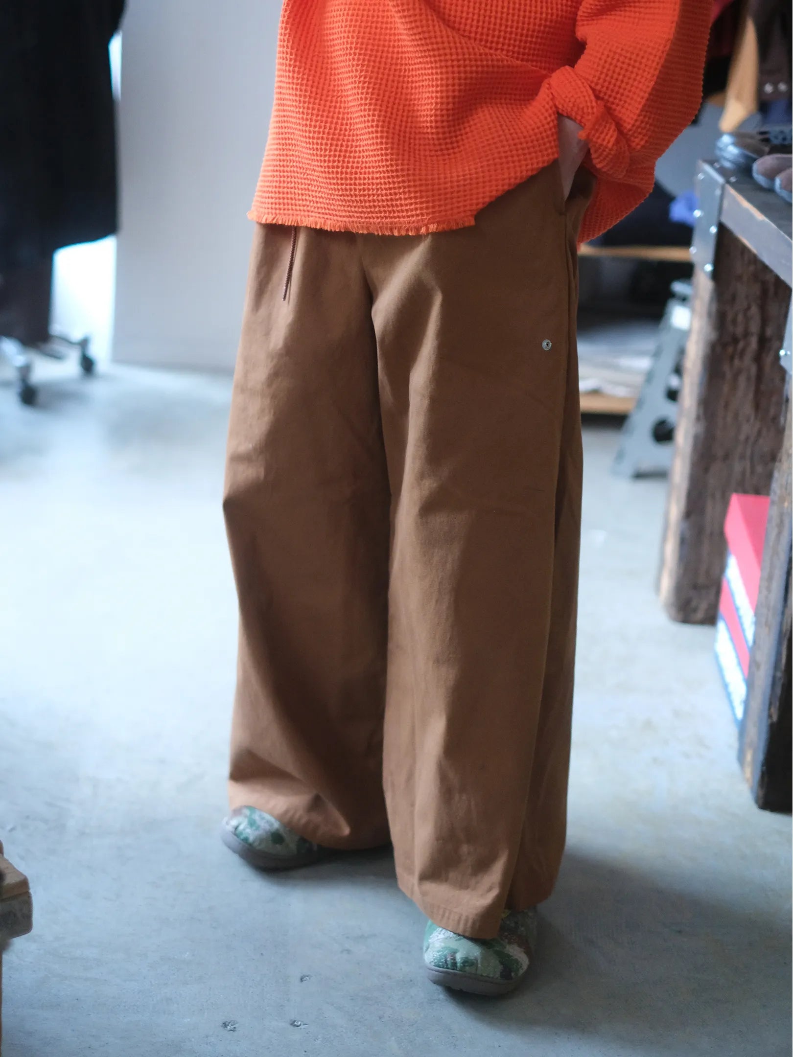 NAPRON “APRON PANTS(2colors)"