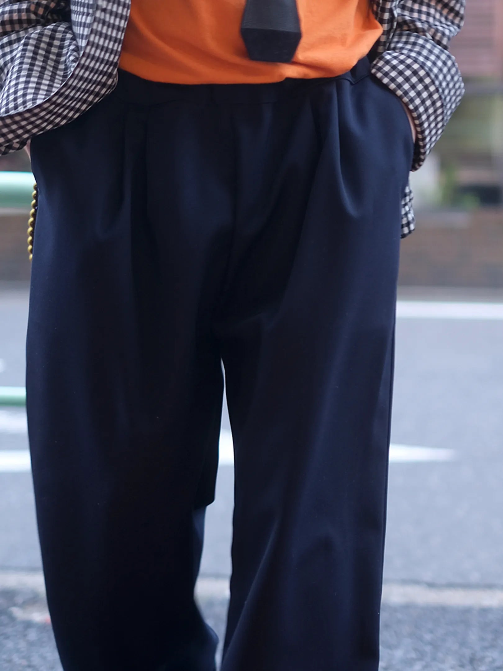 ★LIMITED 3★panio  "P-PANTS STRAIGHT (SCHOOL NAVY)"