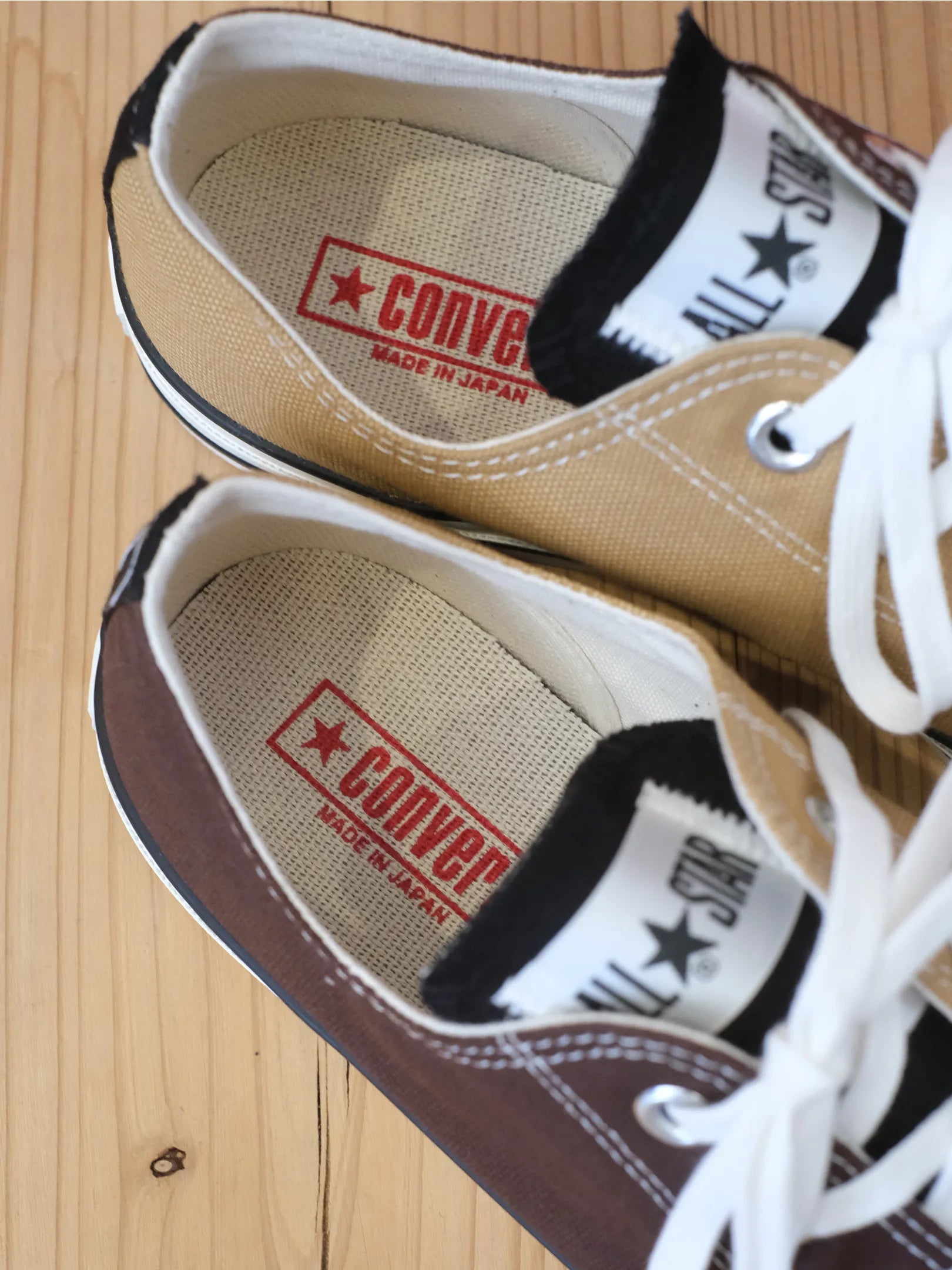 CONVERSE "CANVAS ALL STAR J OX(D.BROWN/BEIGE/BLACK)"