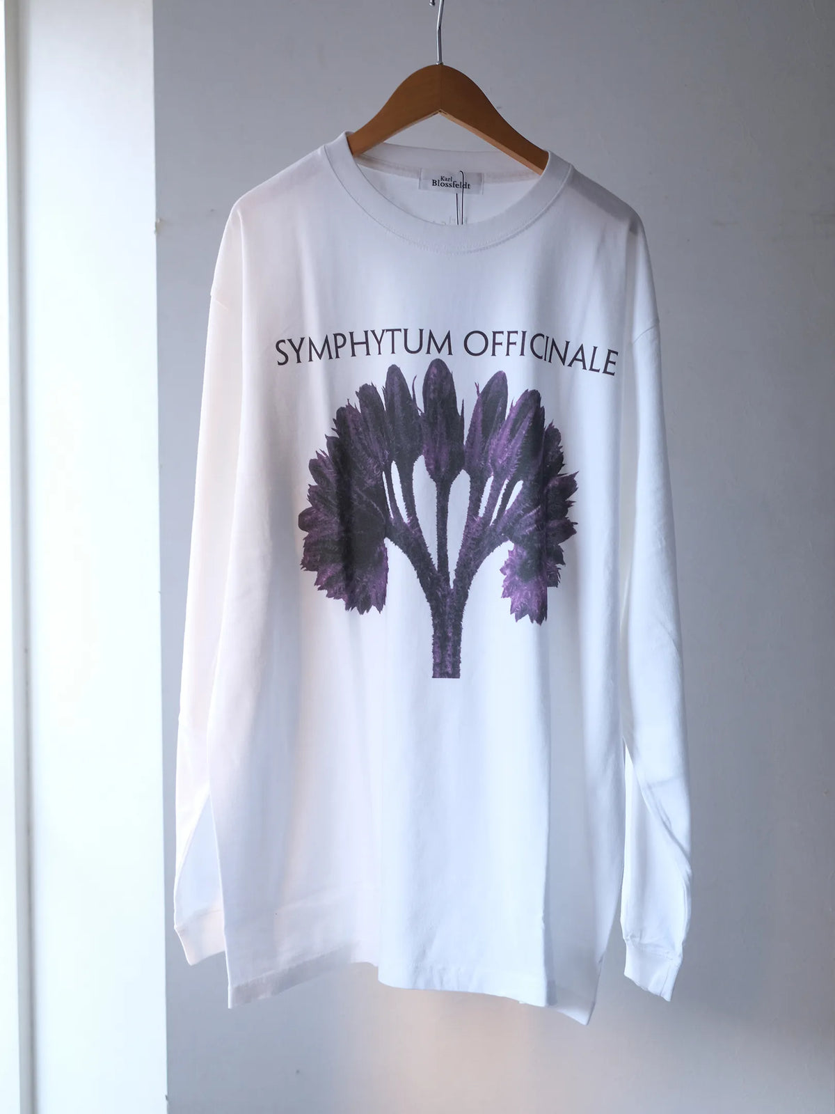 Karl Blossfeldt "Symphytum Officinale L/S Garment Dye T Shirt"(2colors)