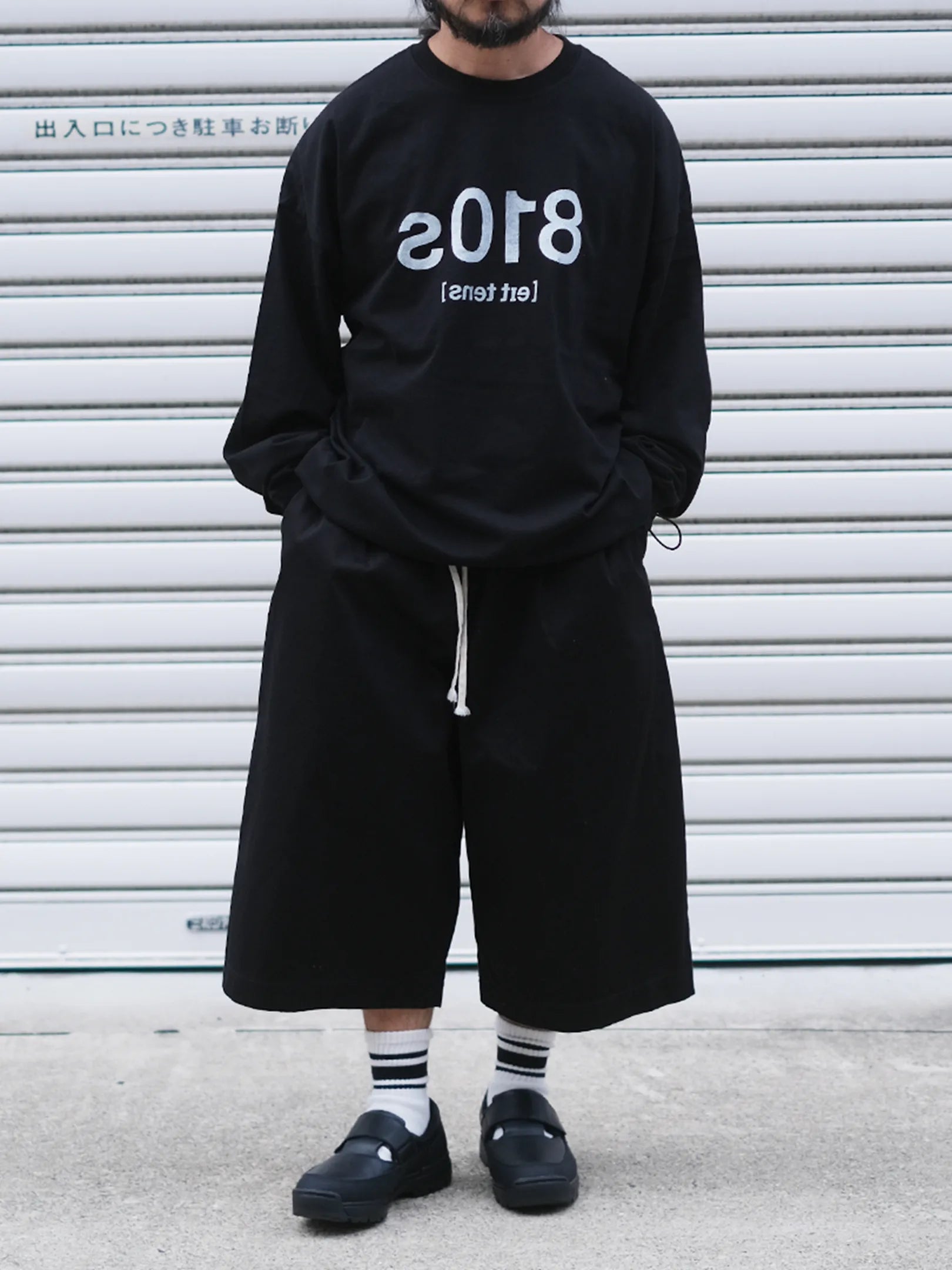 810s×Panio  reverse logo L/S Tee (2colors)