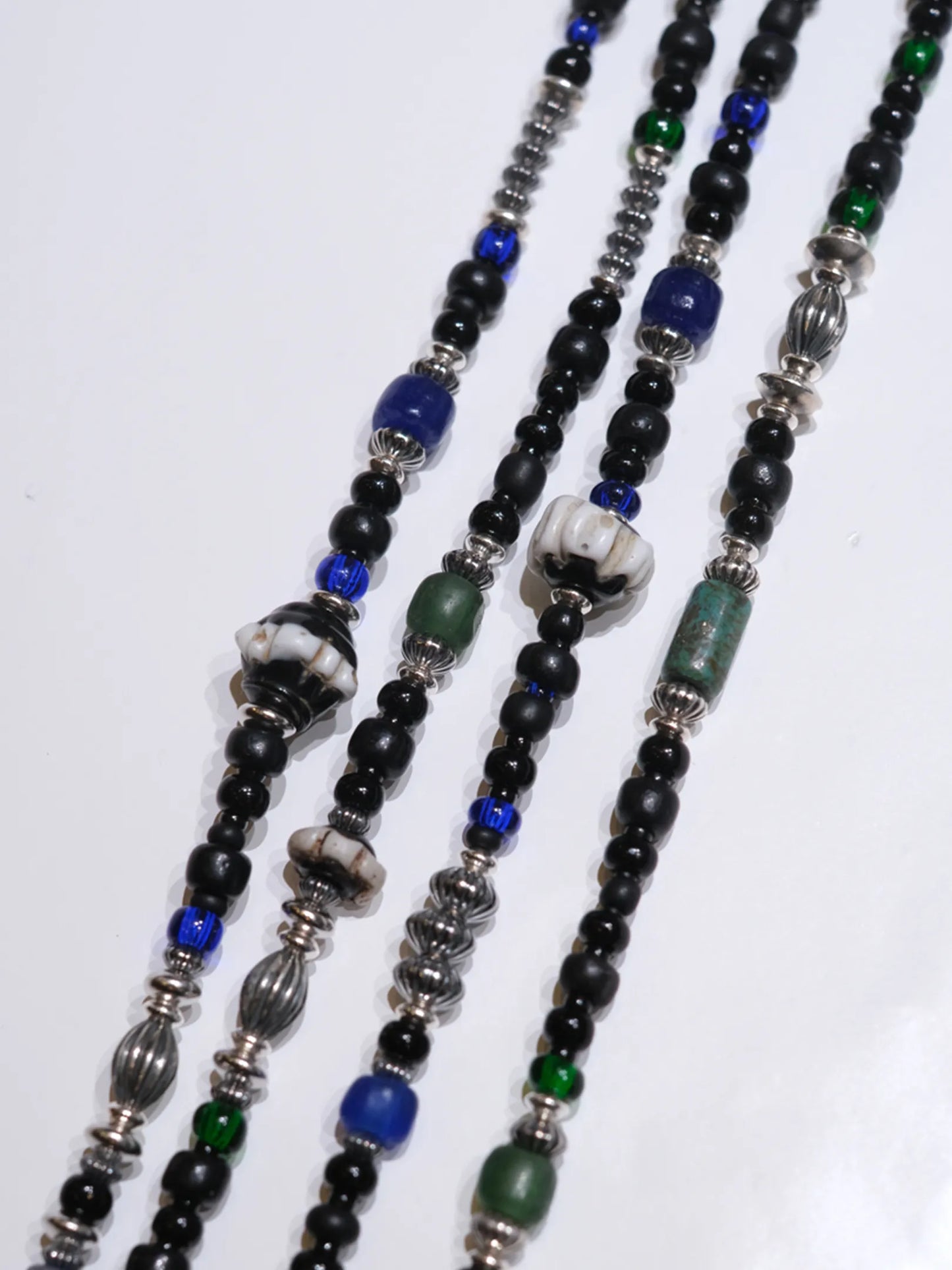 MEL×Panio "2way Necklace(BLACK×BLUE,B)"