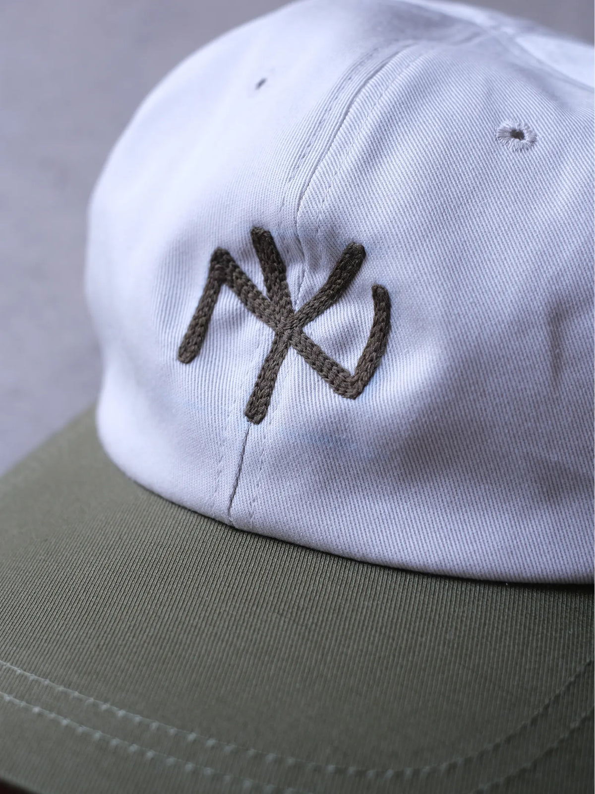 CHU ARAI×FOUND FEATHER   "HAND EMBROIDERY NY CAP"