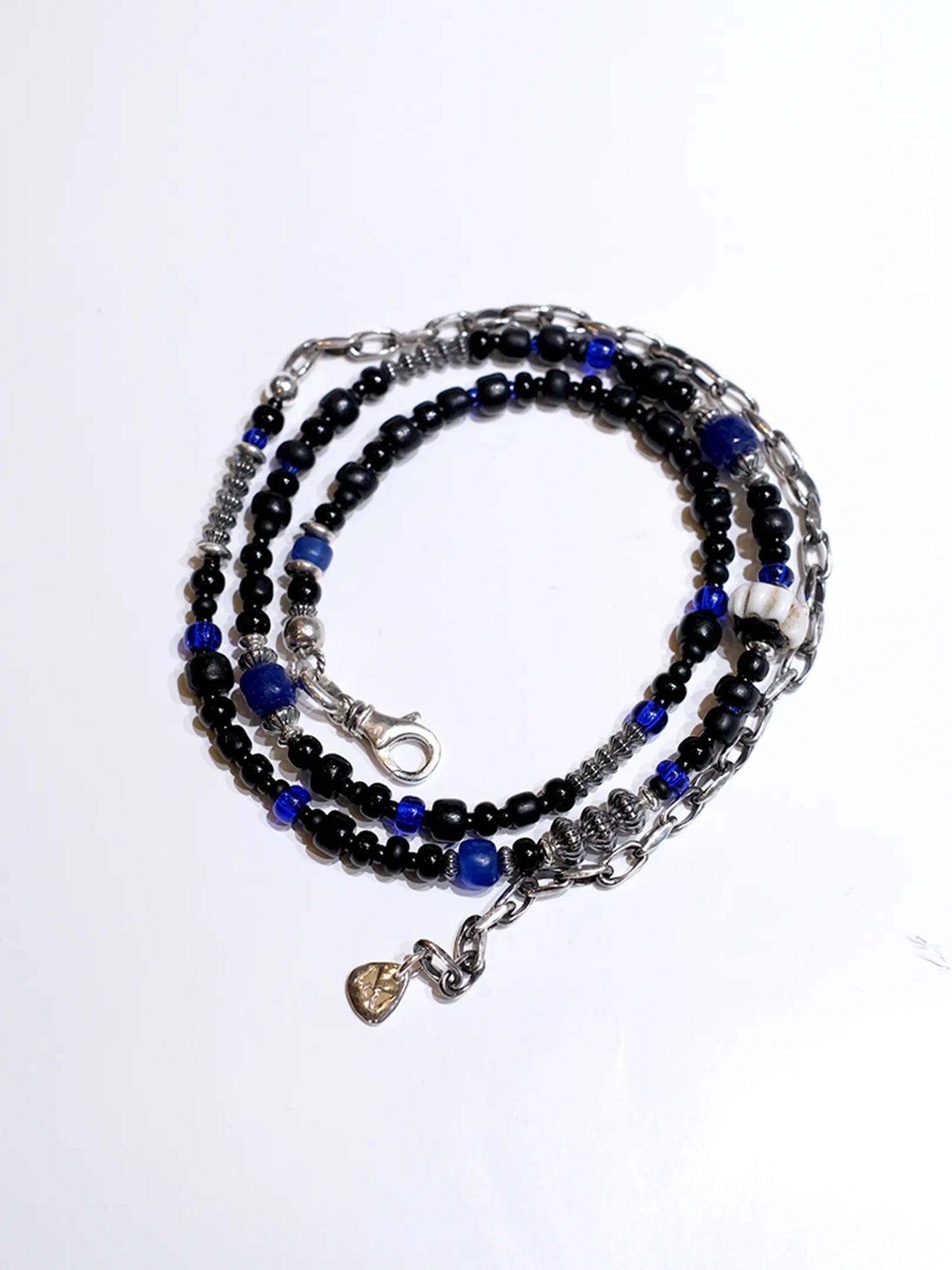 MEL×Panio "2way Necklace(BLACK×BLUE,B)"