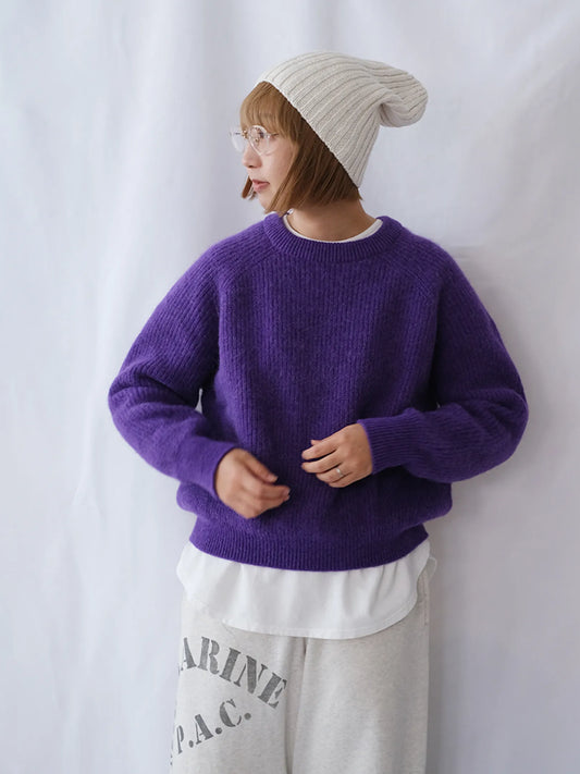 maillot mature "wool rib sweater(3colors)"