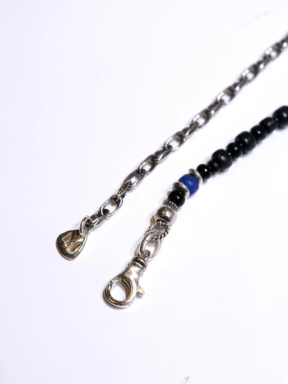 MEL×Panio "2way Necklace(BLACK×BLUE,B)"