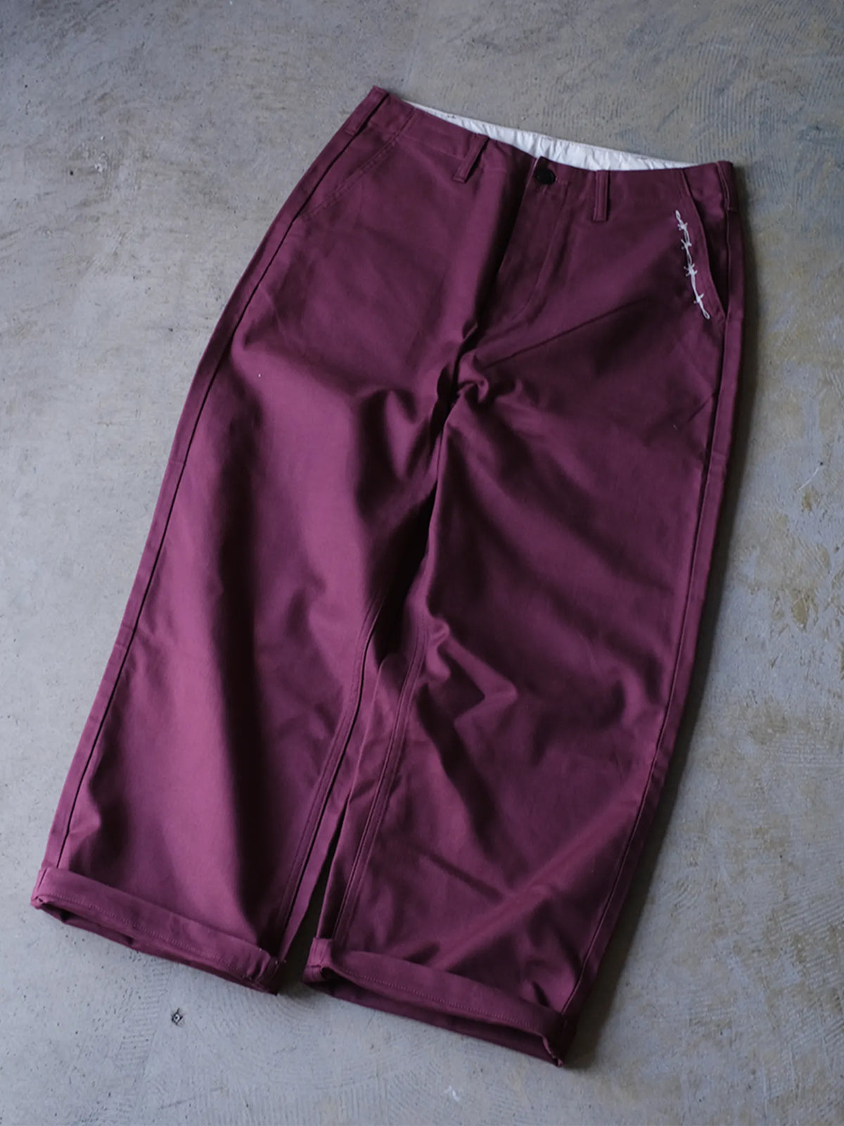 CHU ARAI ×weac. "FRENCHWORK WIDE PANTS"