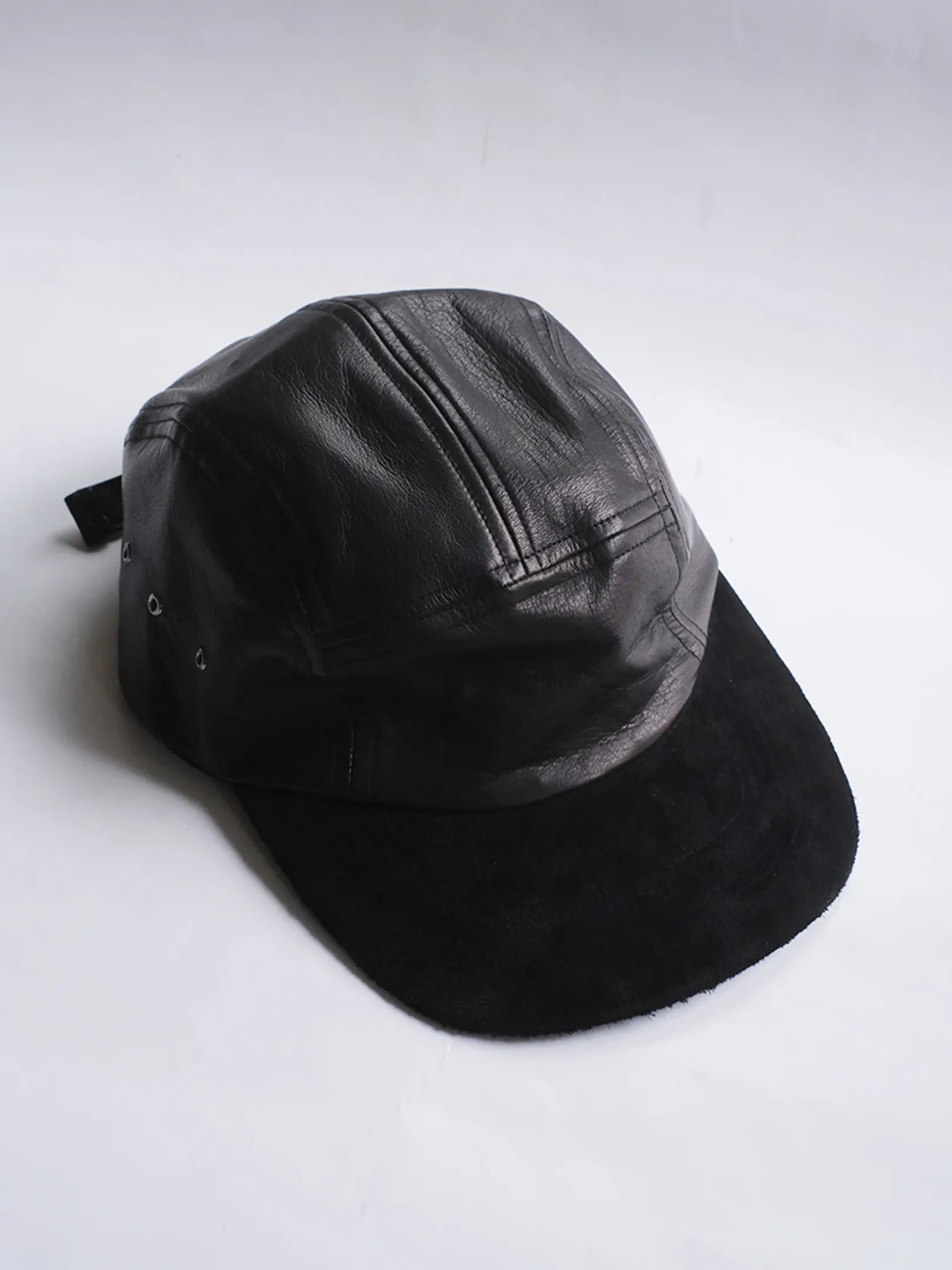A.D.A.N "LEATHER 2TONE JET CAP"