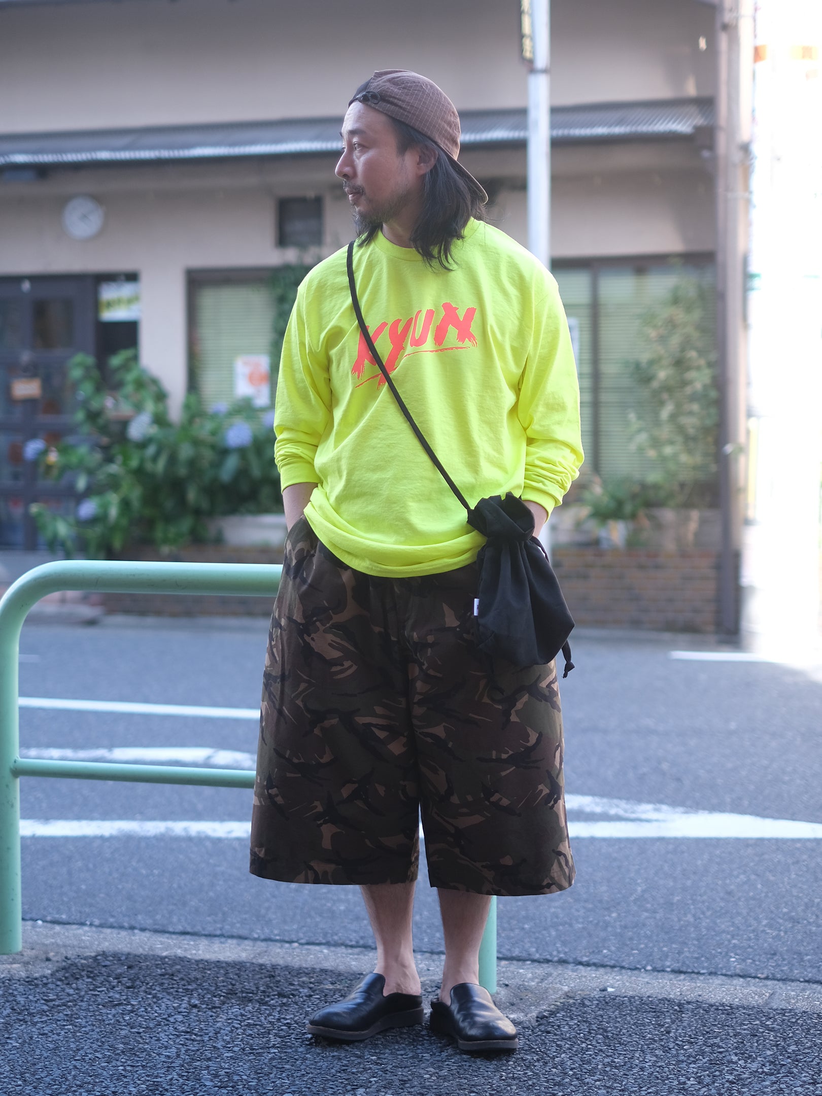 児島新鮮組  "BIG BULB SHORTS (CAMO)"