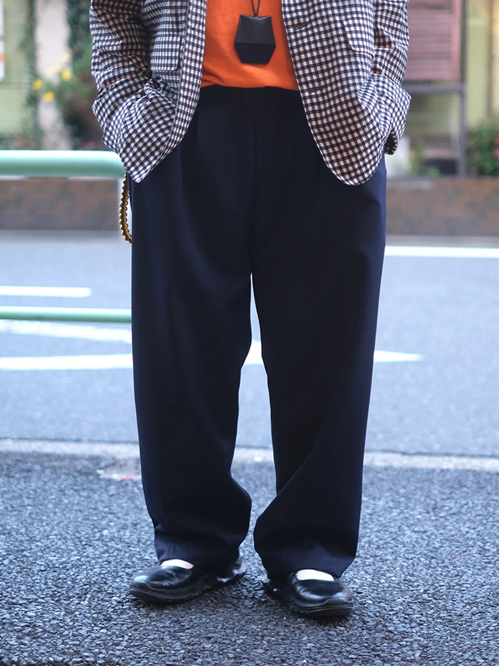 ★LIMITED 3★panio  "P-PANTS STRAIGHT (SCHOOL NAVY)"