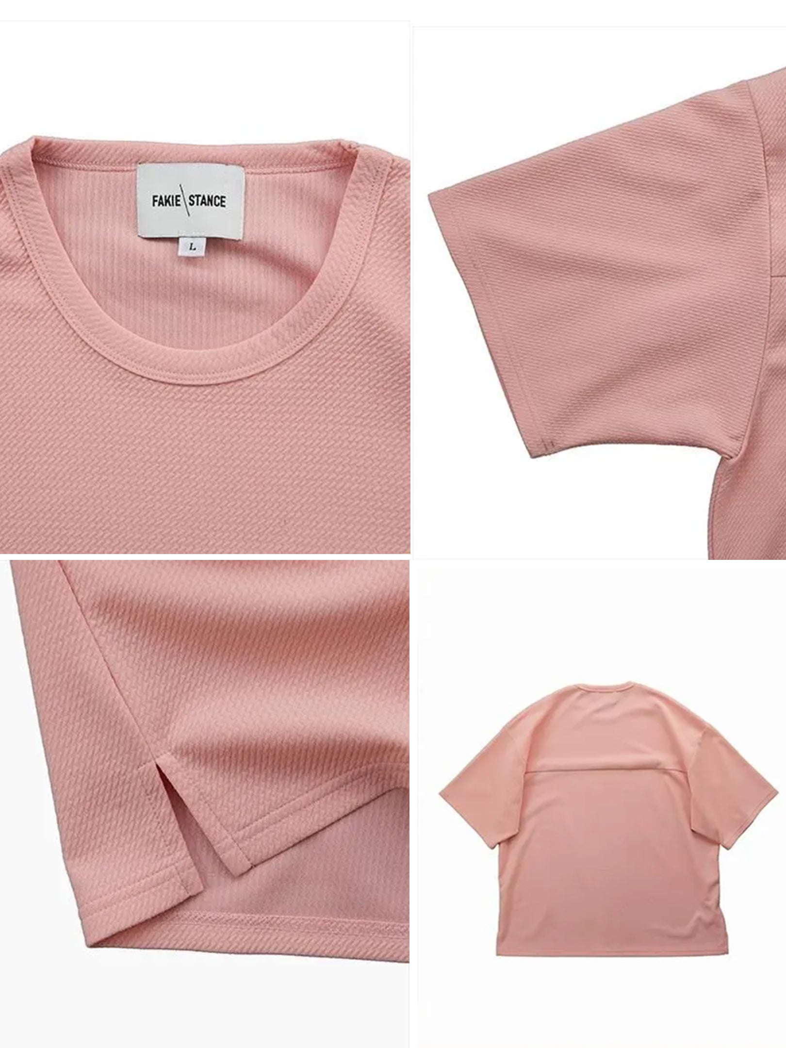 FAKIE STANCE "Hockey Tee(PINK)"