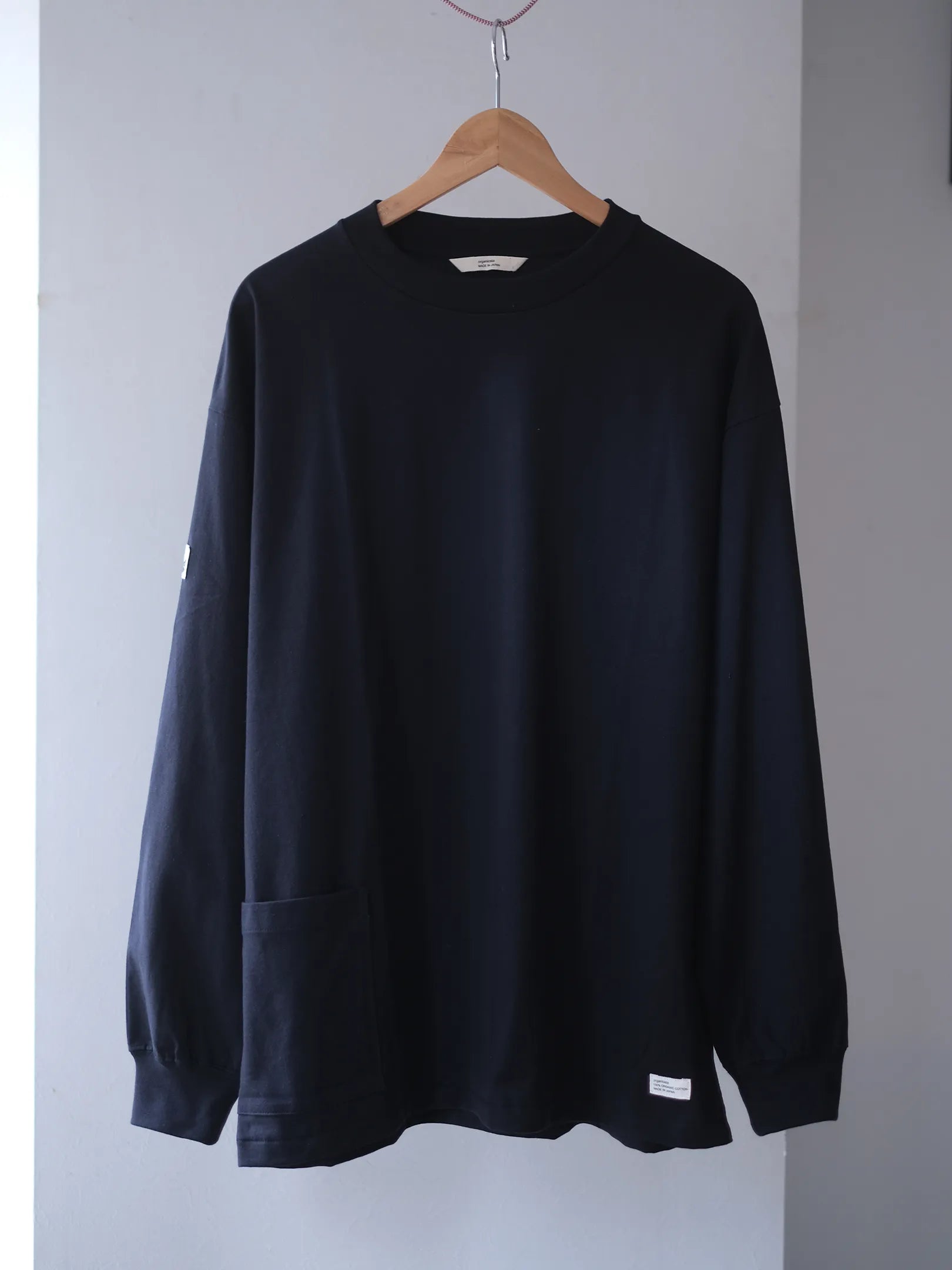 organicsta  "ORGANIC COTTON CHILL POCKET LONG TEE(2colors)"