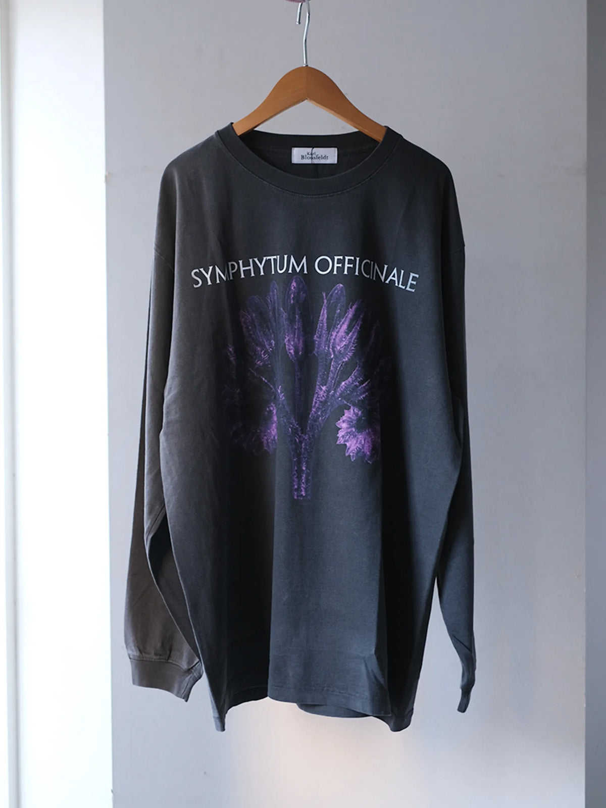 Karl Blossfeldt "Symphytum Officinale L/S Garment Dye T Shirt"(2colors)