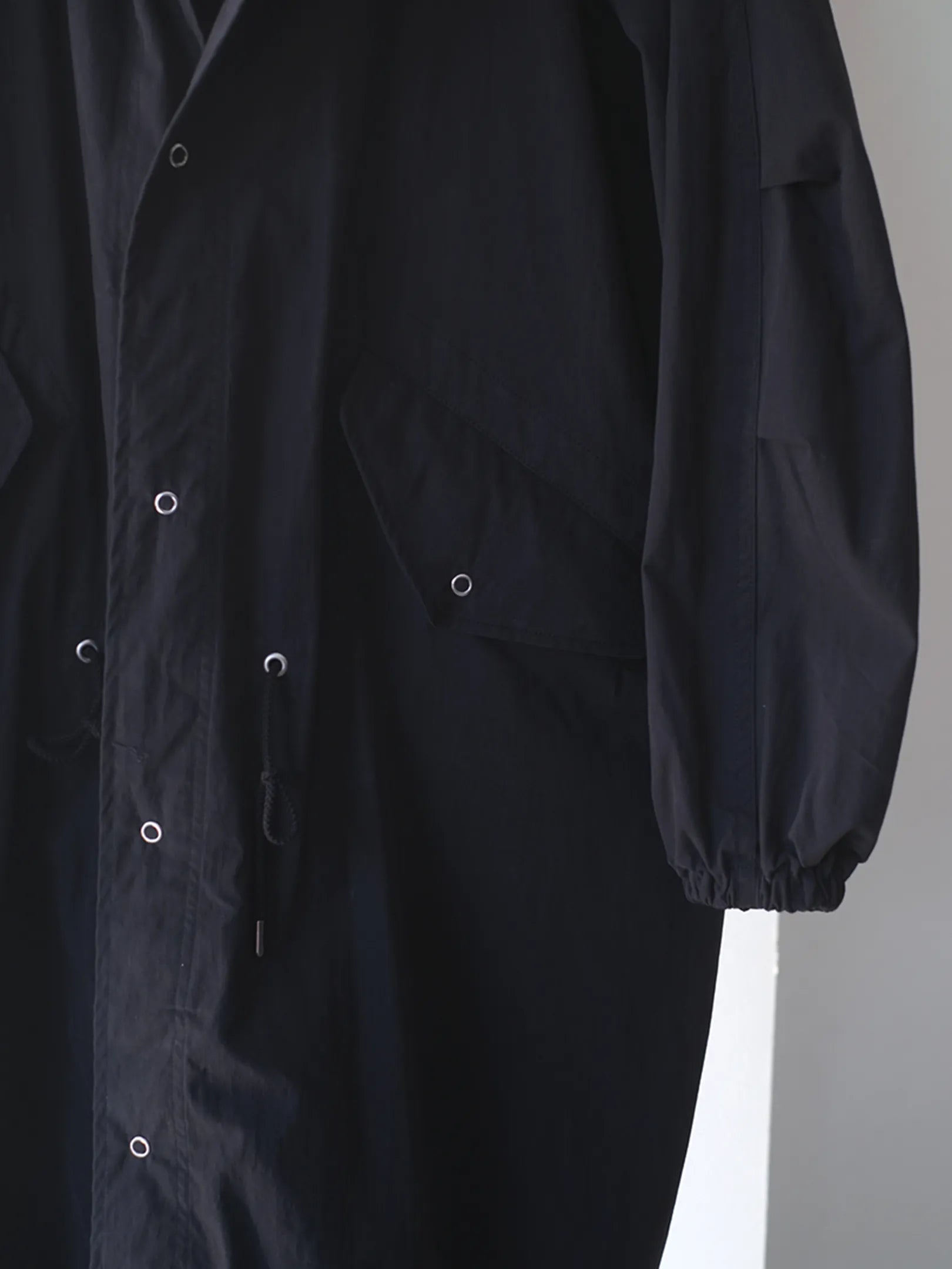 manon "COTTON NYLON HOODCOAT"