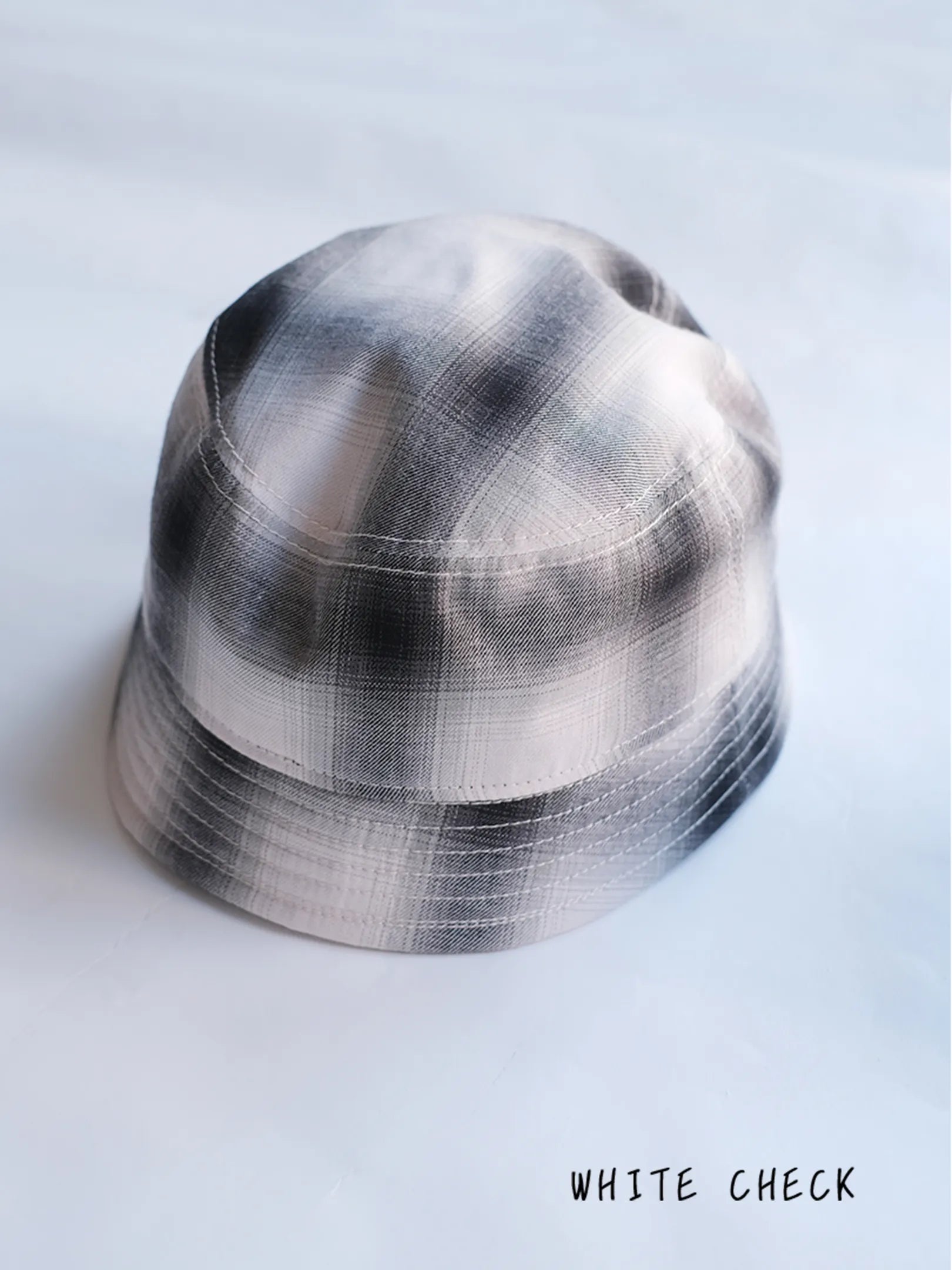 PICKLES "BUCKET SHORTER HAT(2colors,CHECK)"