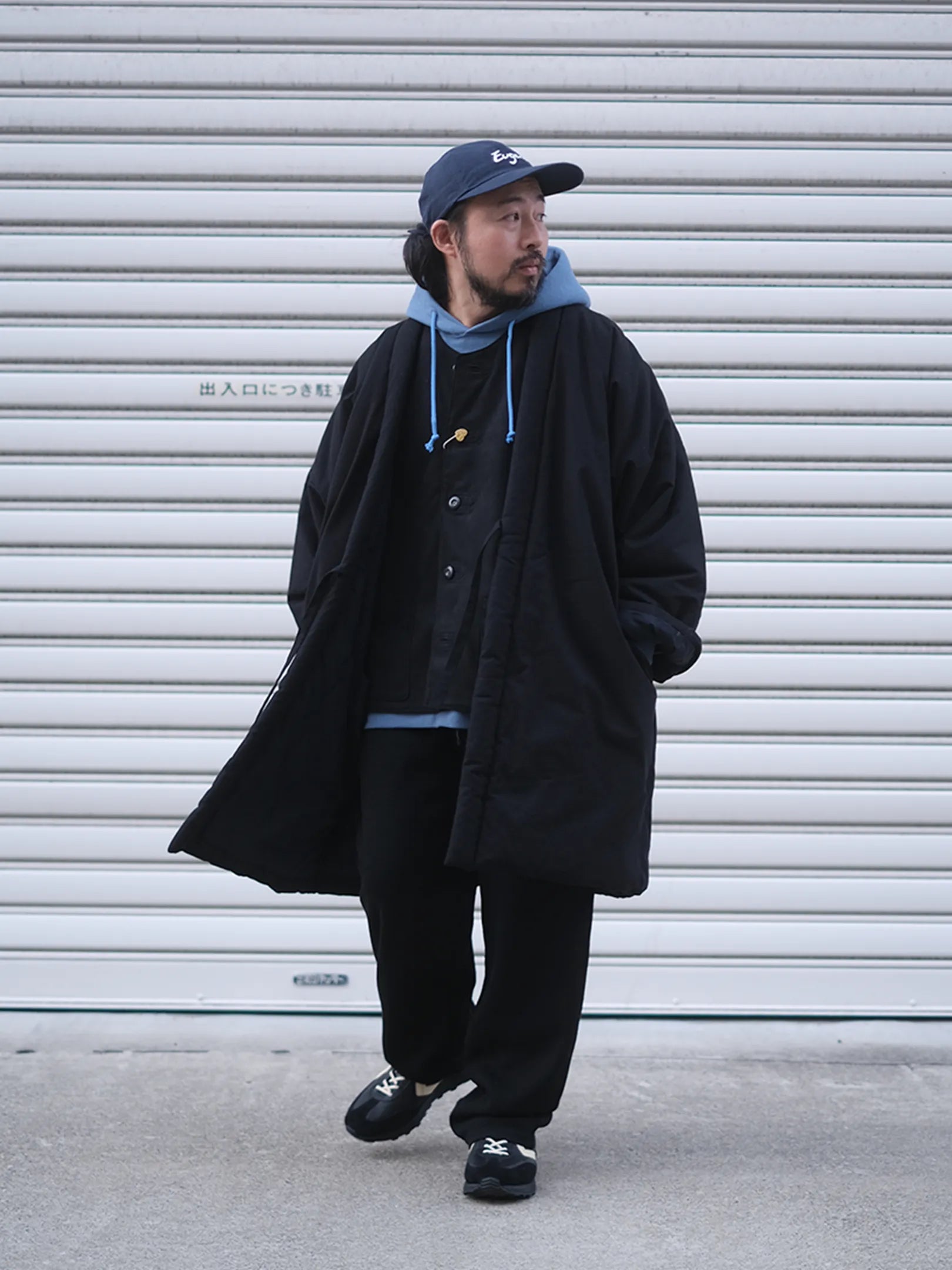 SOWBOW "蒼氓半纏/ SOWBOW HANTEN(BLACK TSUMUGI)"