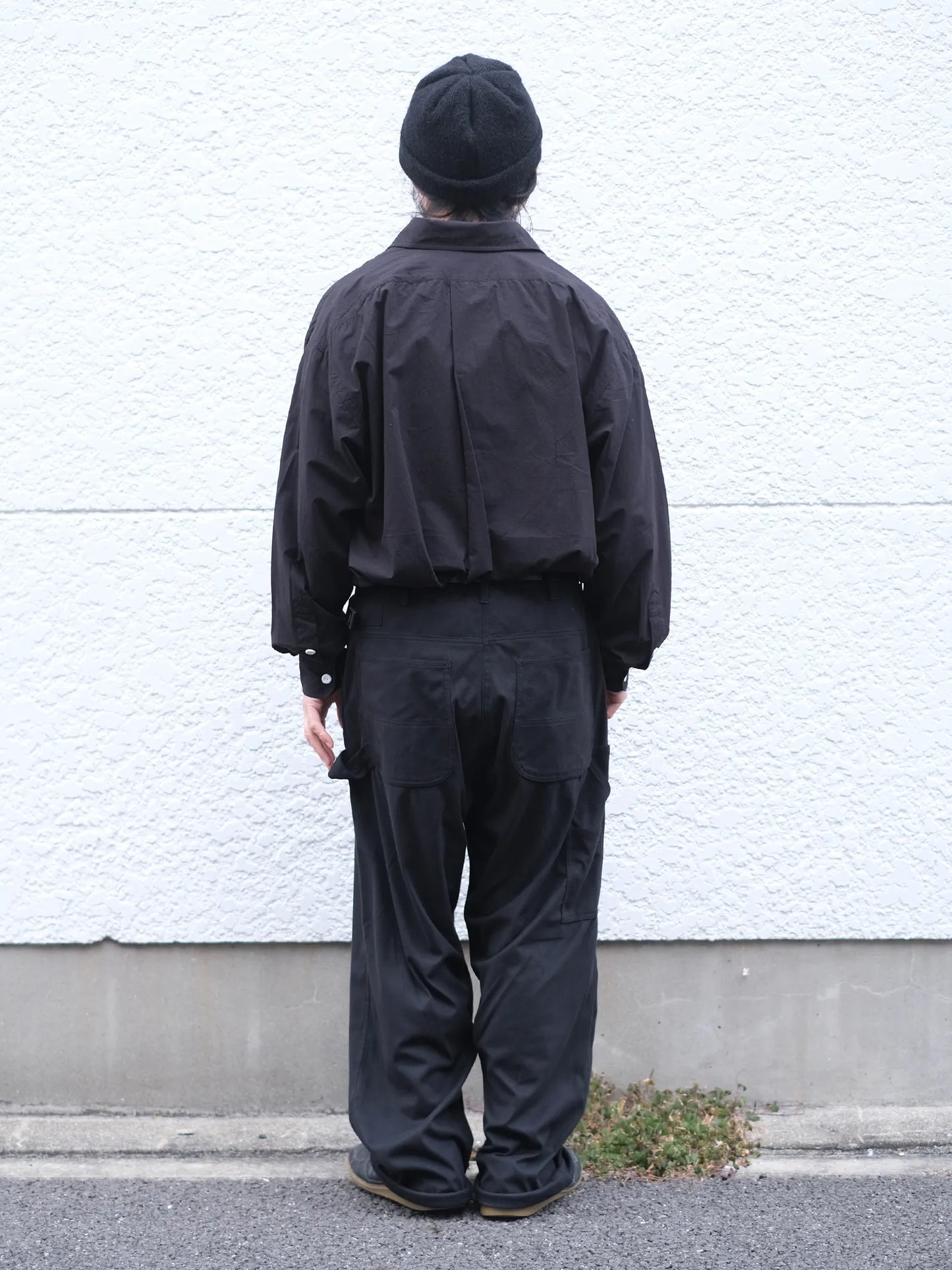 SOWBOW "蒼氓シャツ/G ROUND BOTTOM RC SHIRT(COTTON/SILK)"