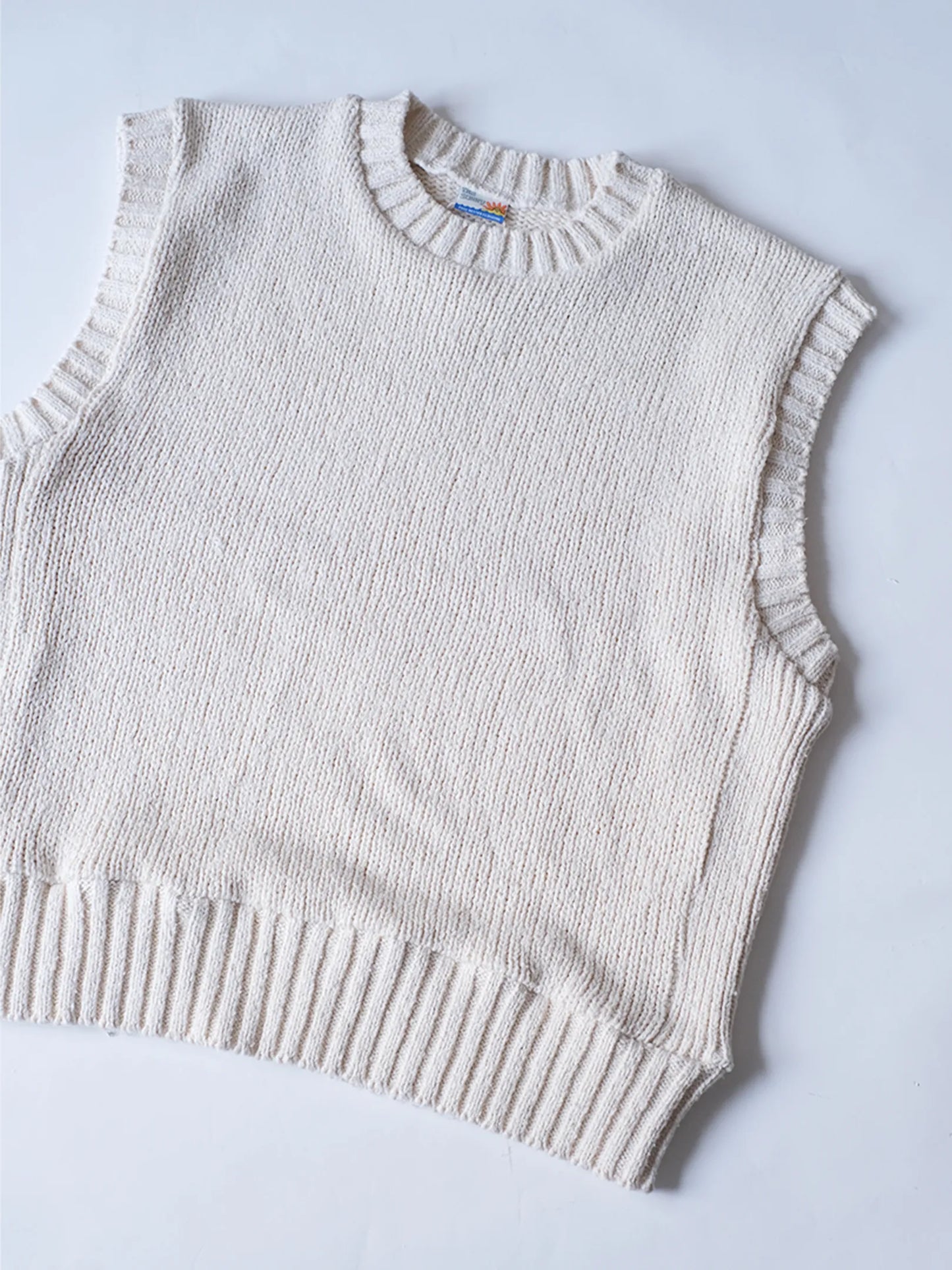 THE SUNNY "SILK COTTON KNIT VEST"