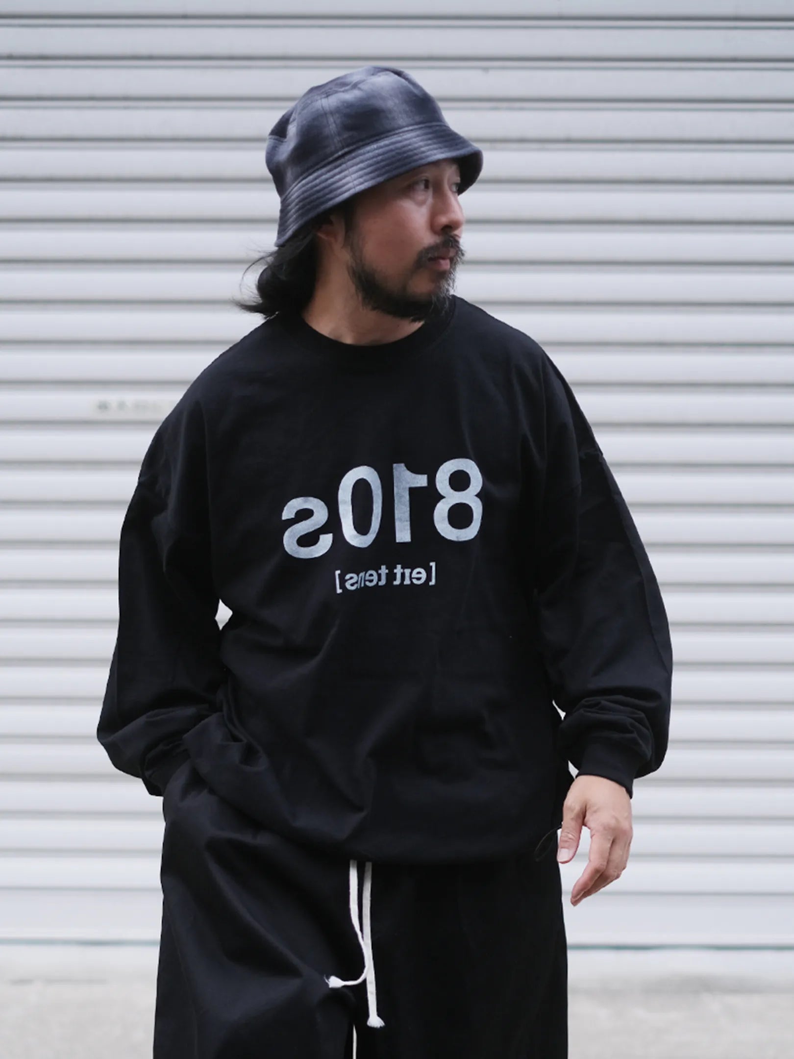 810s×Panio  reverse logo L/S Tee (2colors)