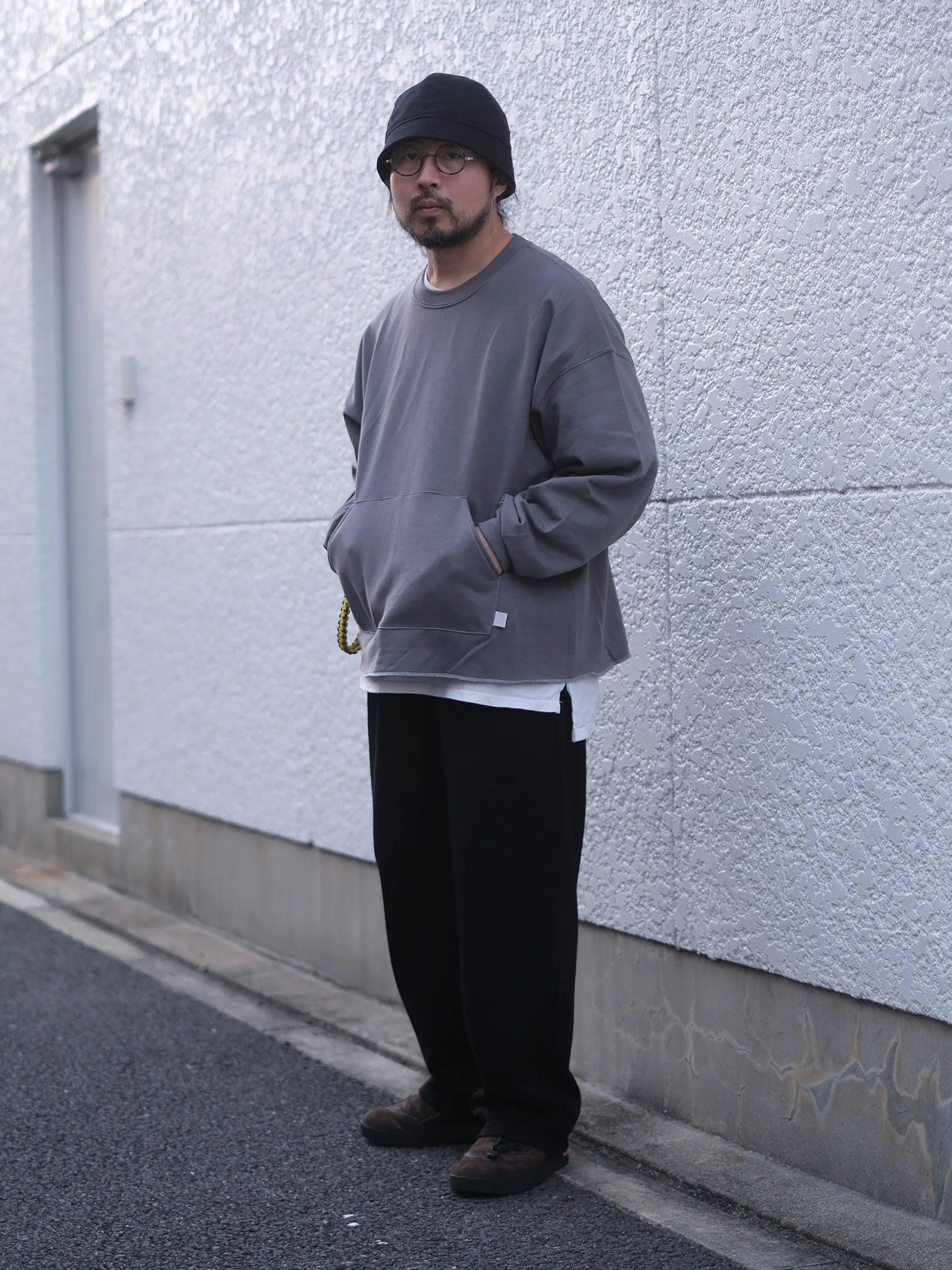 ★ORDER START★GILDAN CUSTOM FRONT POCKET CREW SWEAT (2colors)