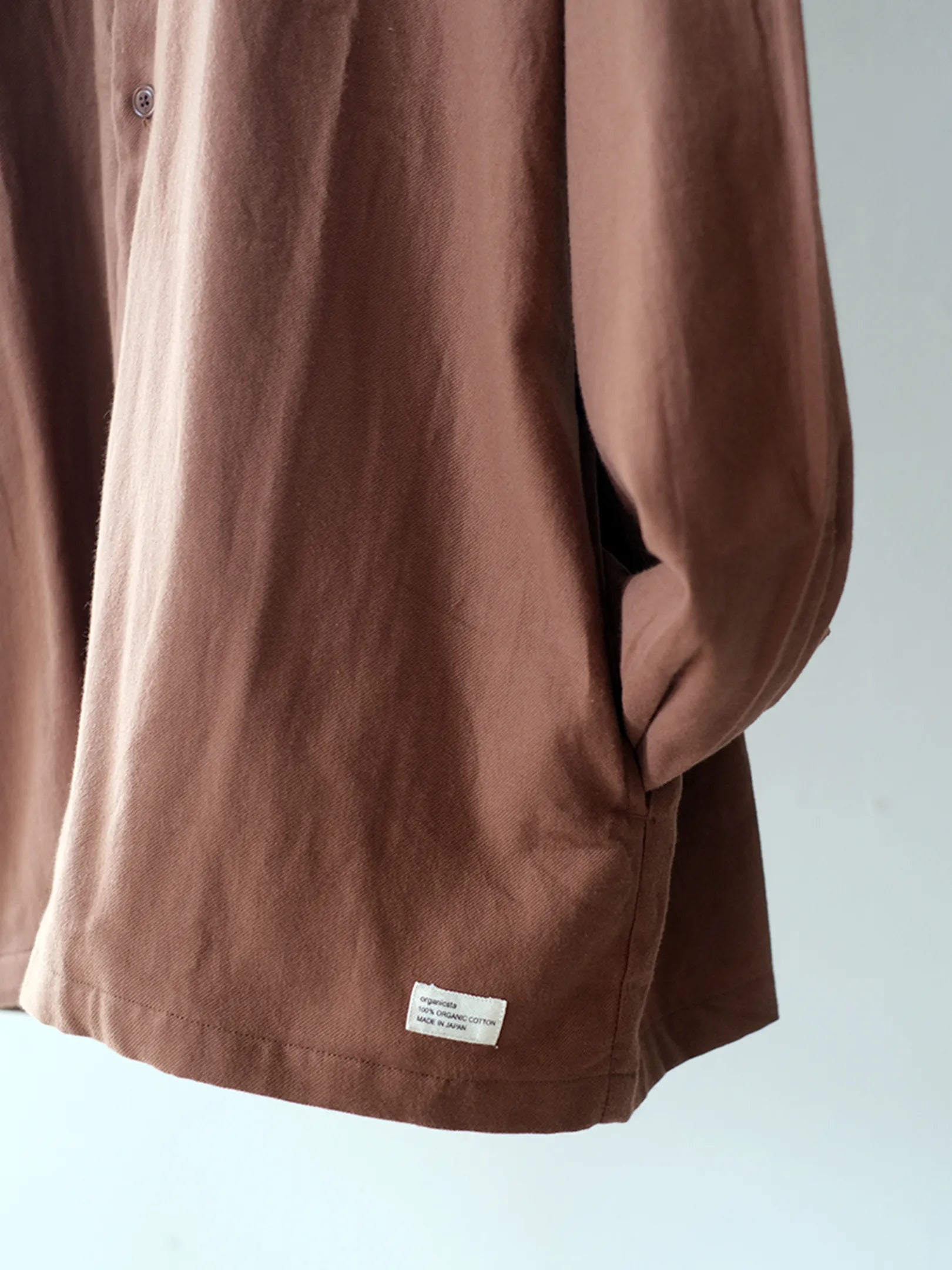 organicsta  "ORGANIC COTTON FLANNEL SHIRT JACKET(2colors)"