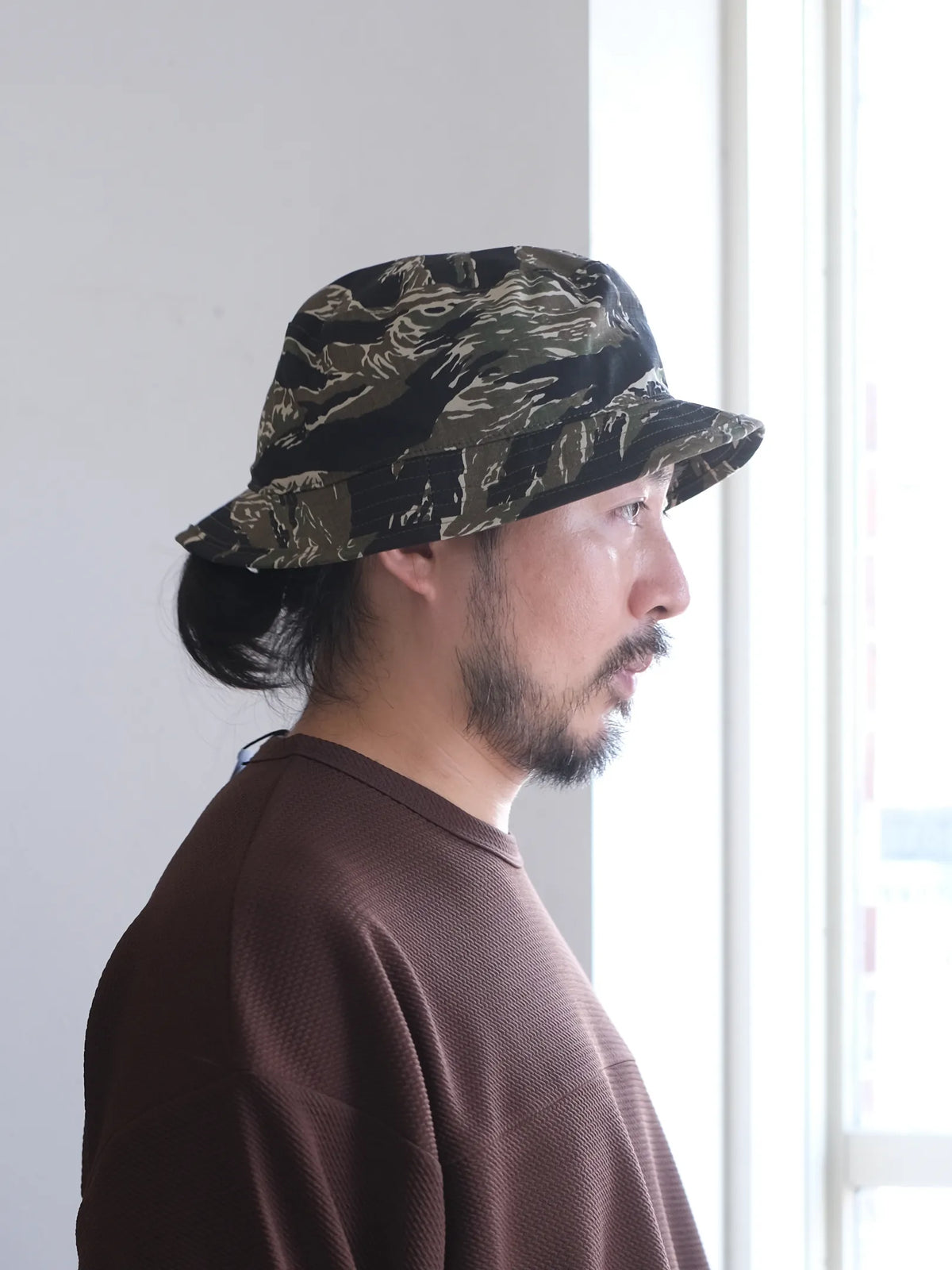 FOUND FEATHER "NEW Boonie Crusher Hat // MIL SPEC Tiger Camo (ML)"