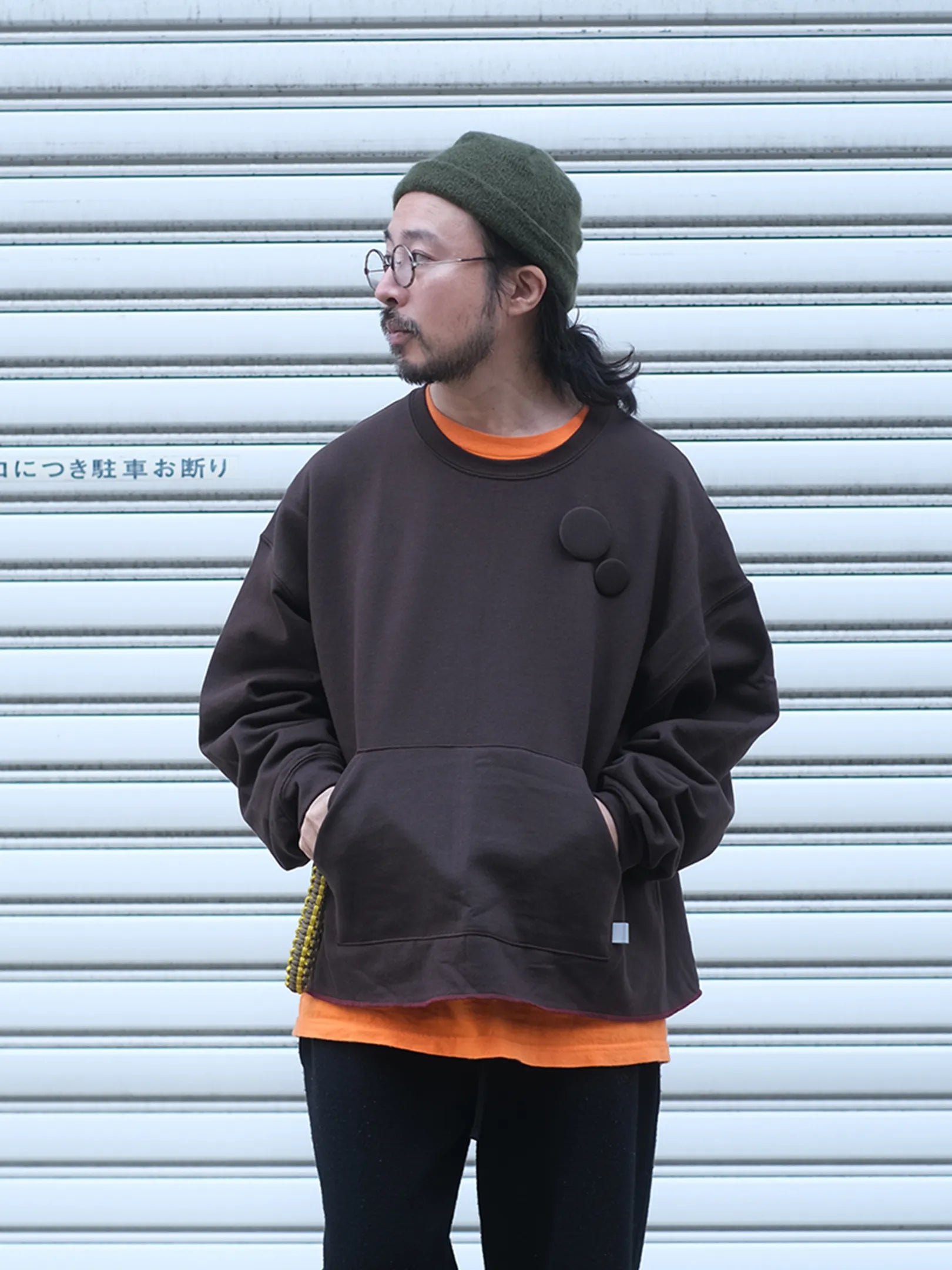 ★ORDER START★NEW GILDAN CUSTOM FRONT POCKET CREW SWEAT (2colors)