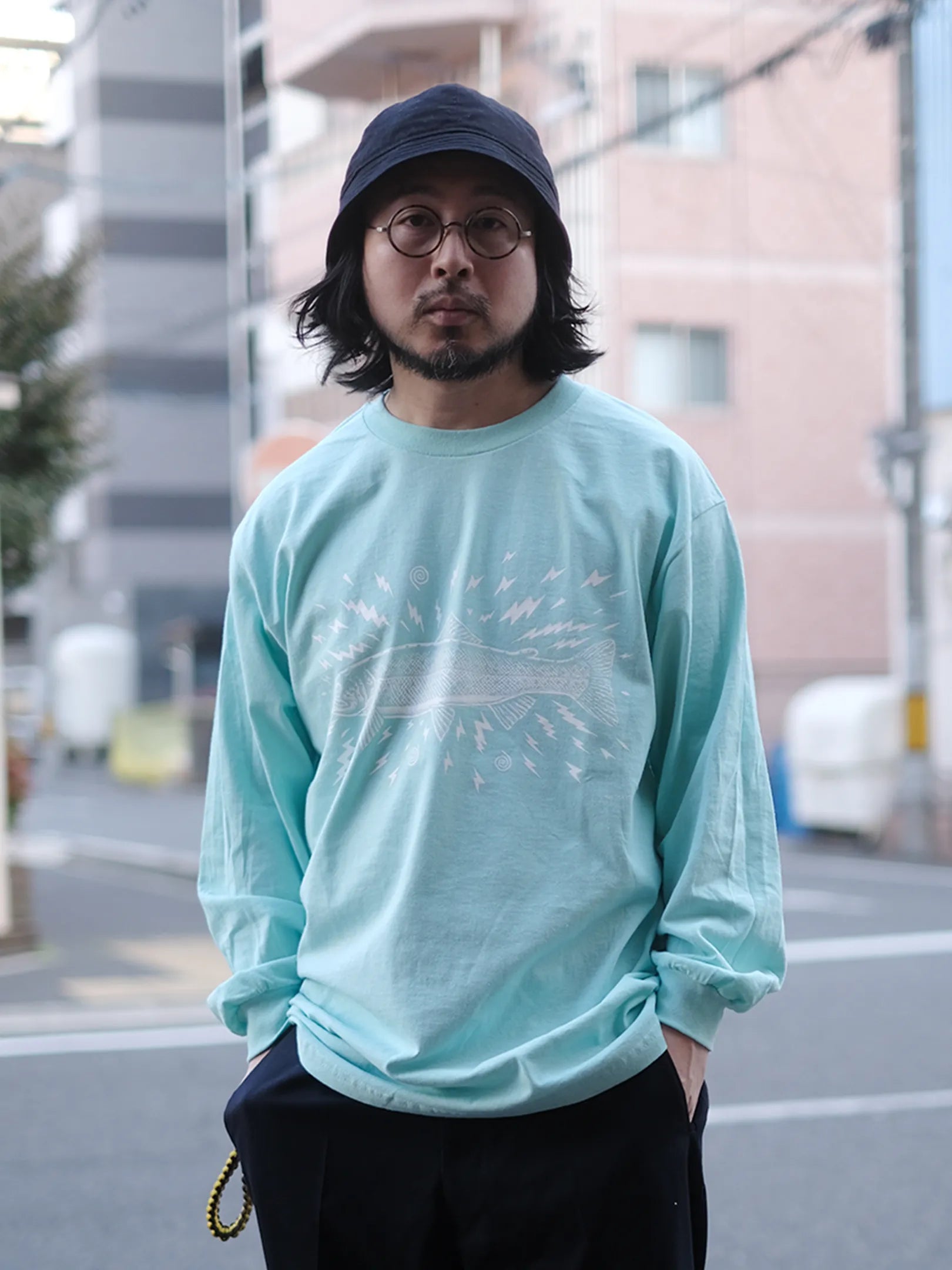 RAY TROLL "Electric Fish L/S T-Shirt"