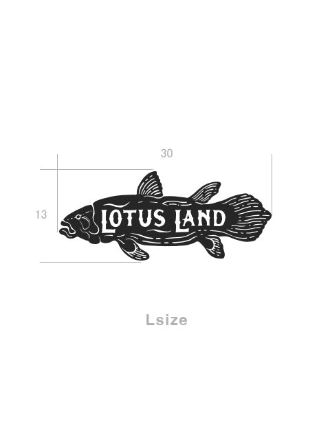 LOTUSLAND "COELACANTH CUTTING SHEET" (Lsize)