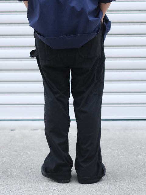 THE SUNNY "TECH SUEDE PAINTER PANTS / BLACK"