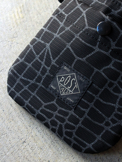 BAGSINPROGRESS x Post O'Alls "MINI WALLET POUCH spider web"