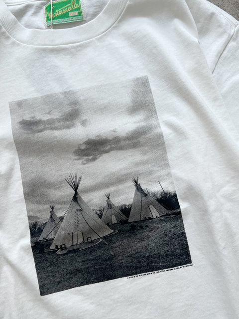 WESTOVERALLS "TIPI PHOTO L/S T-SHIRT(2colors)"