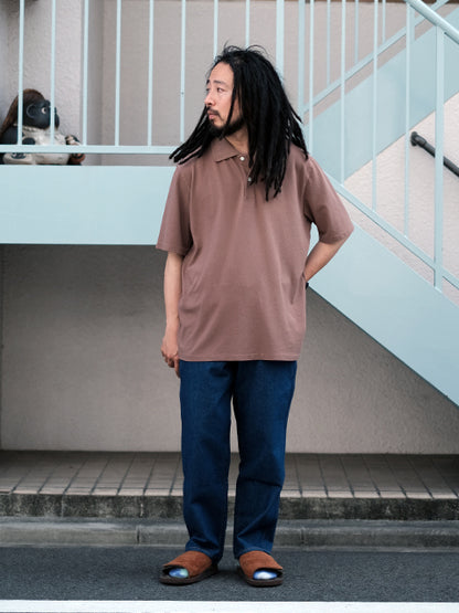 LADY WHITE CO. "S/S TWO BUTTON POLO(SEDONA)"