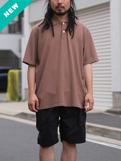 LADY WHITE CO. "S/S TWO BUTTON POLO(SEDONA)"